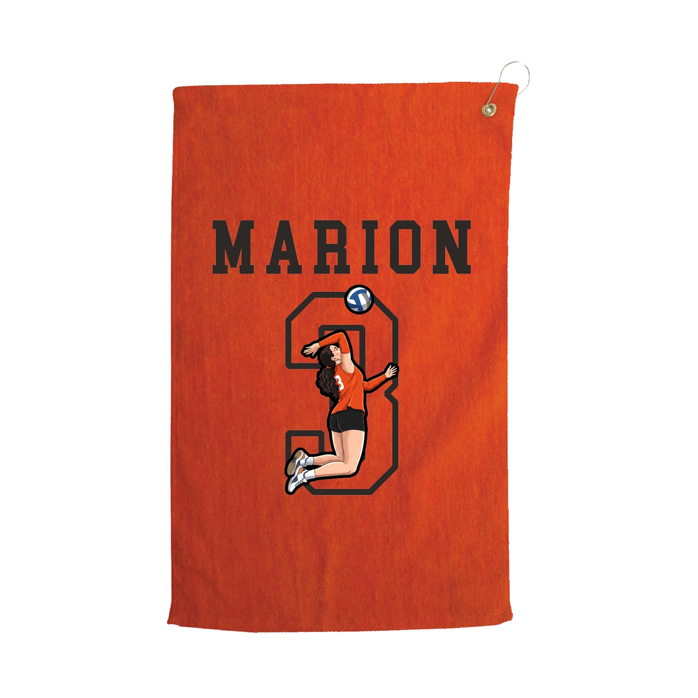 Golf Towel — Shirsey in Orange