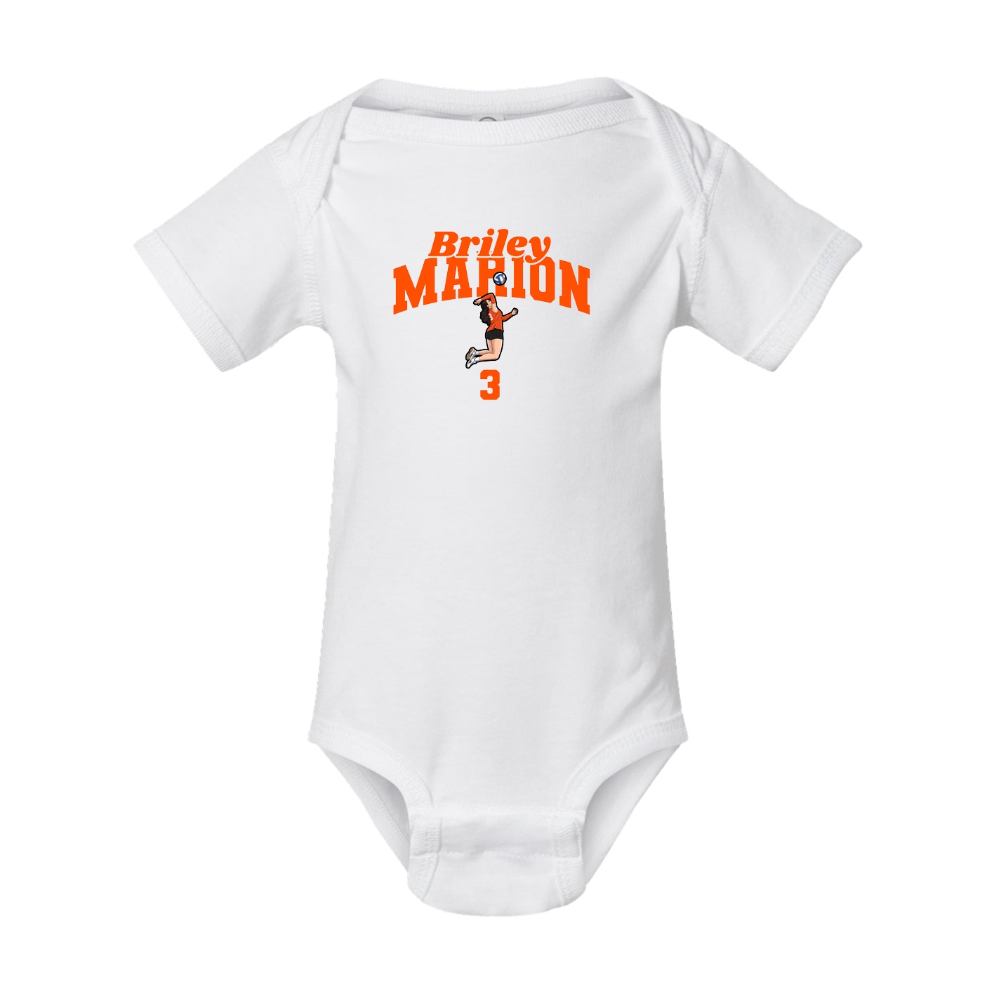 Baby Onesie — Signature Arch in White
