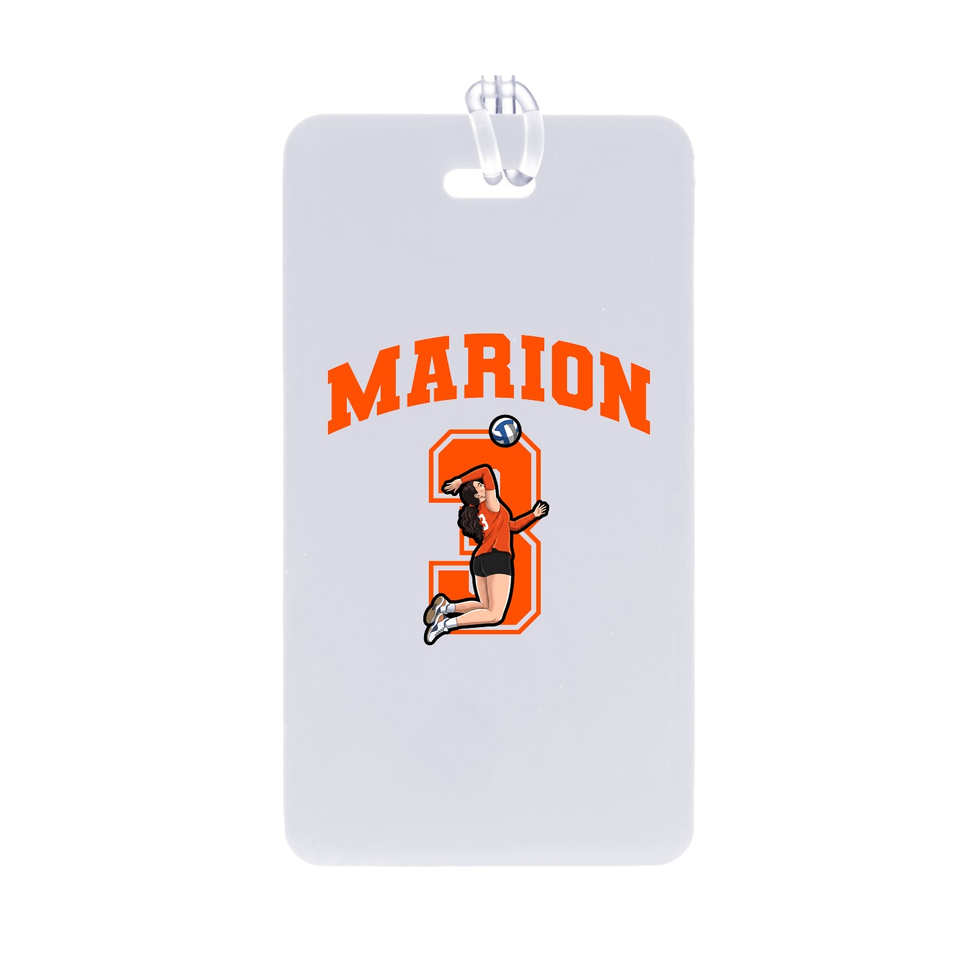 Bag Tag — Number in Classic
