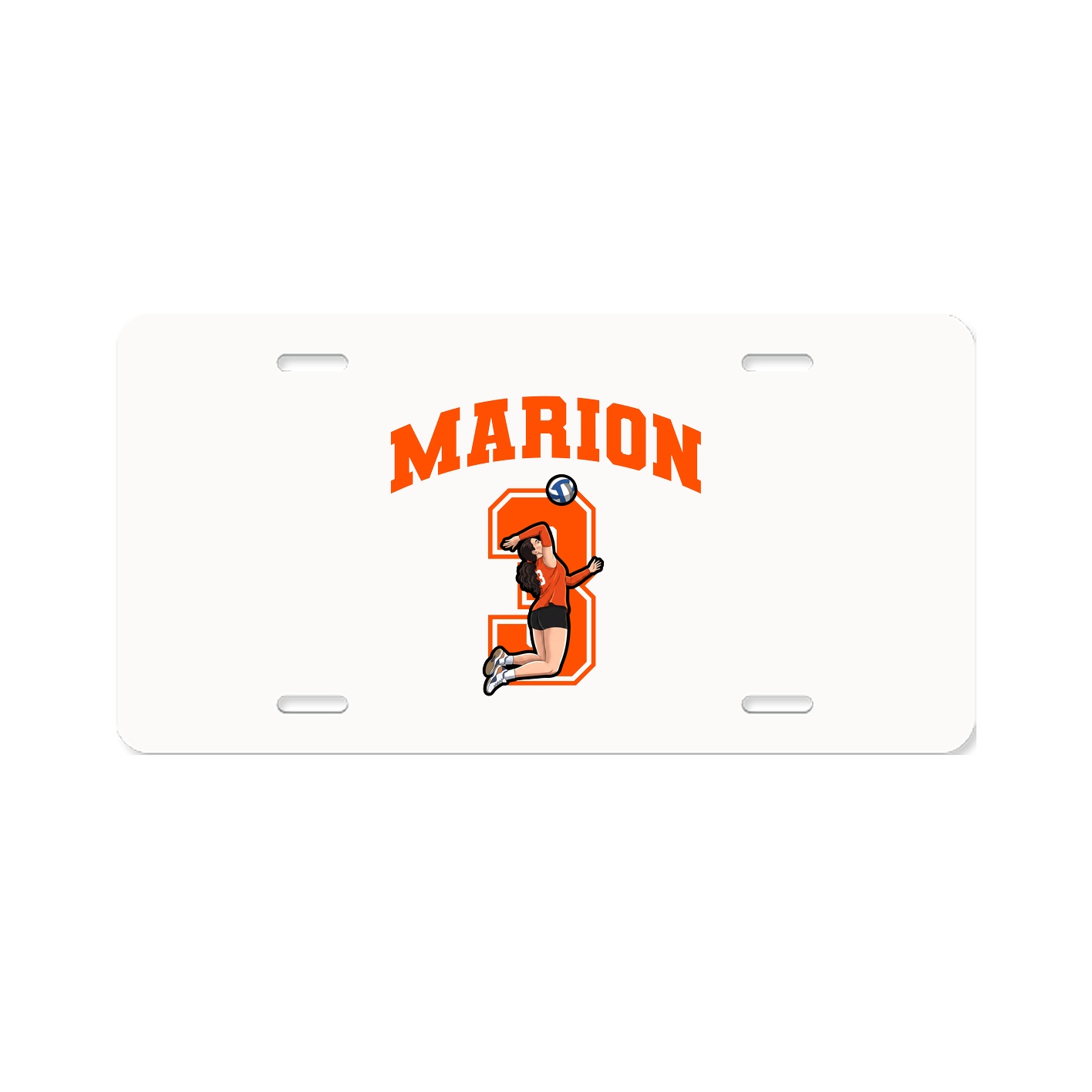License Plate — Number in Classic
