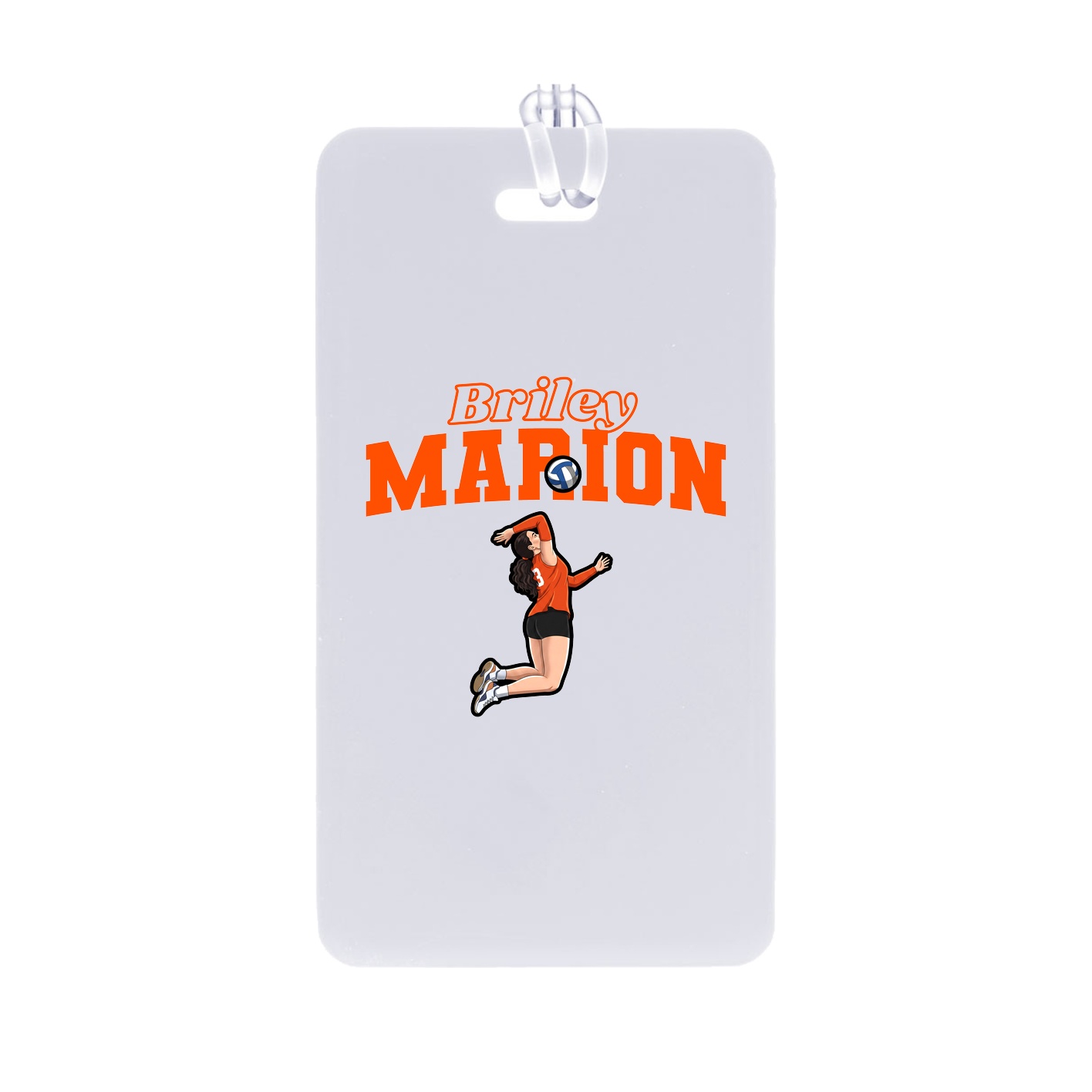 Bag Tag — Name Arch in Classic