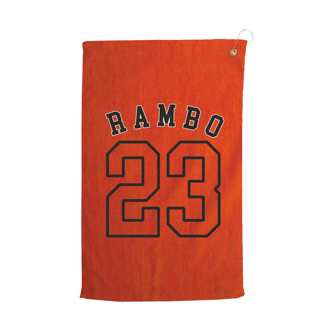 Golf Towel — Shirsey Arch in Orange