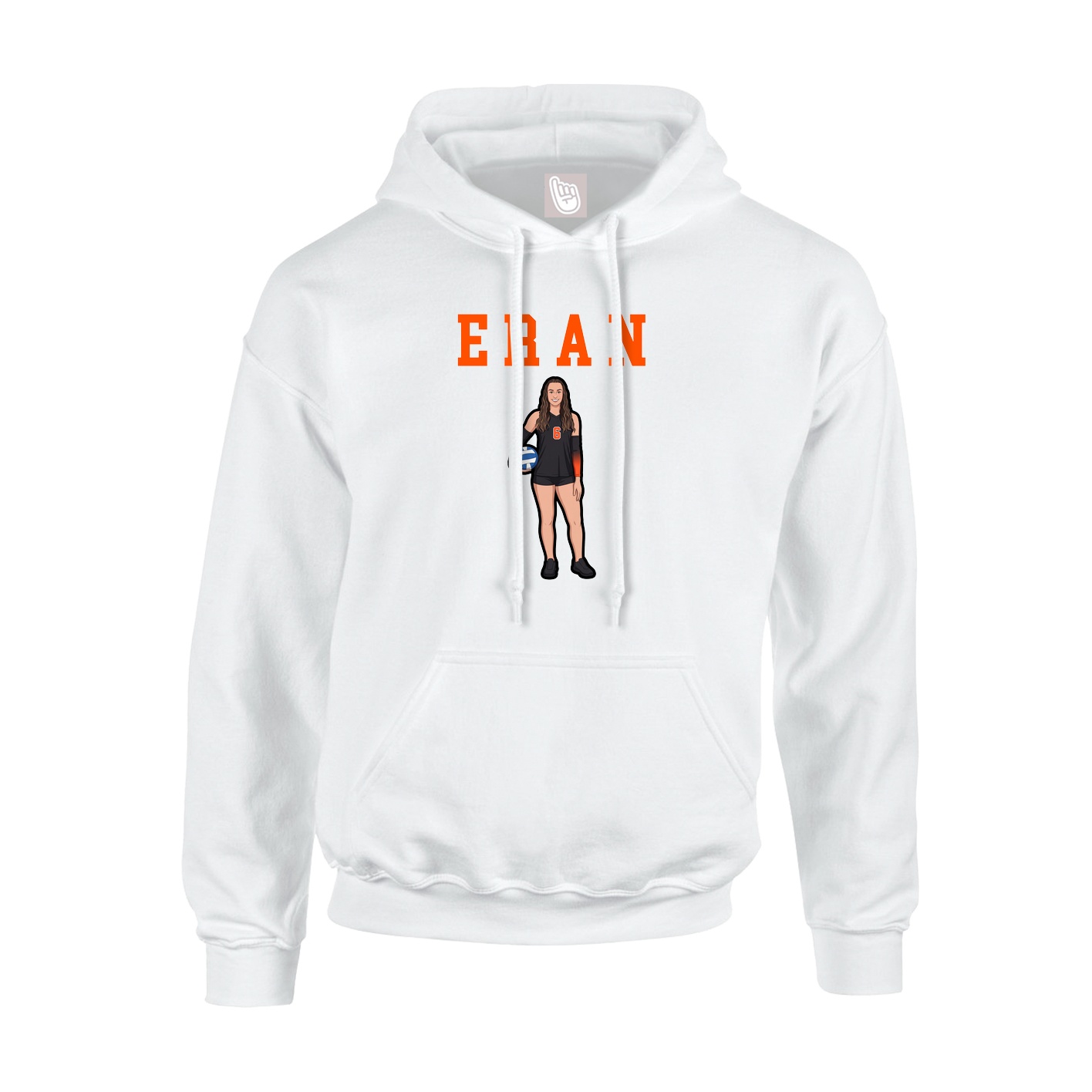 Hoodie — Shirsey in White