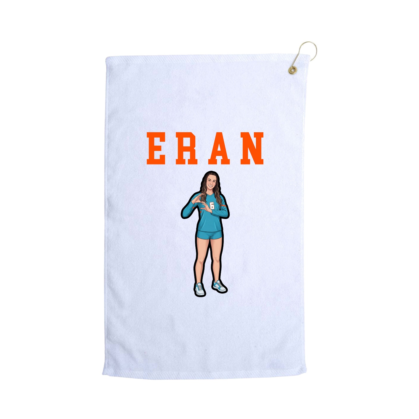Golf Towel — Shirsey in White
