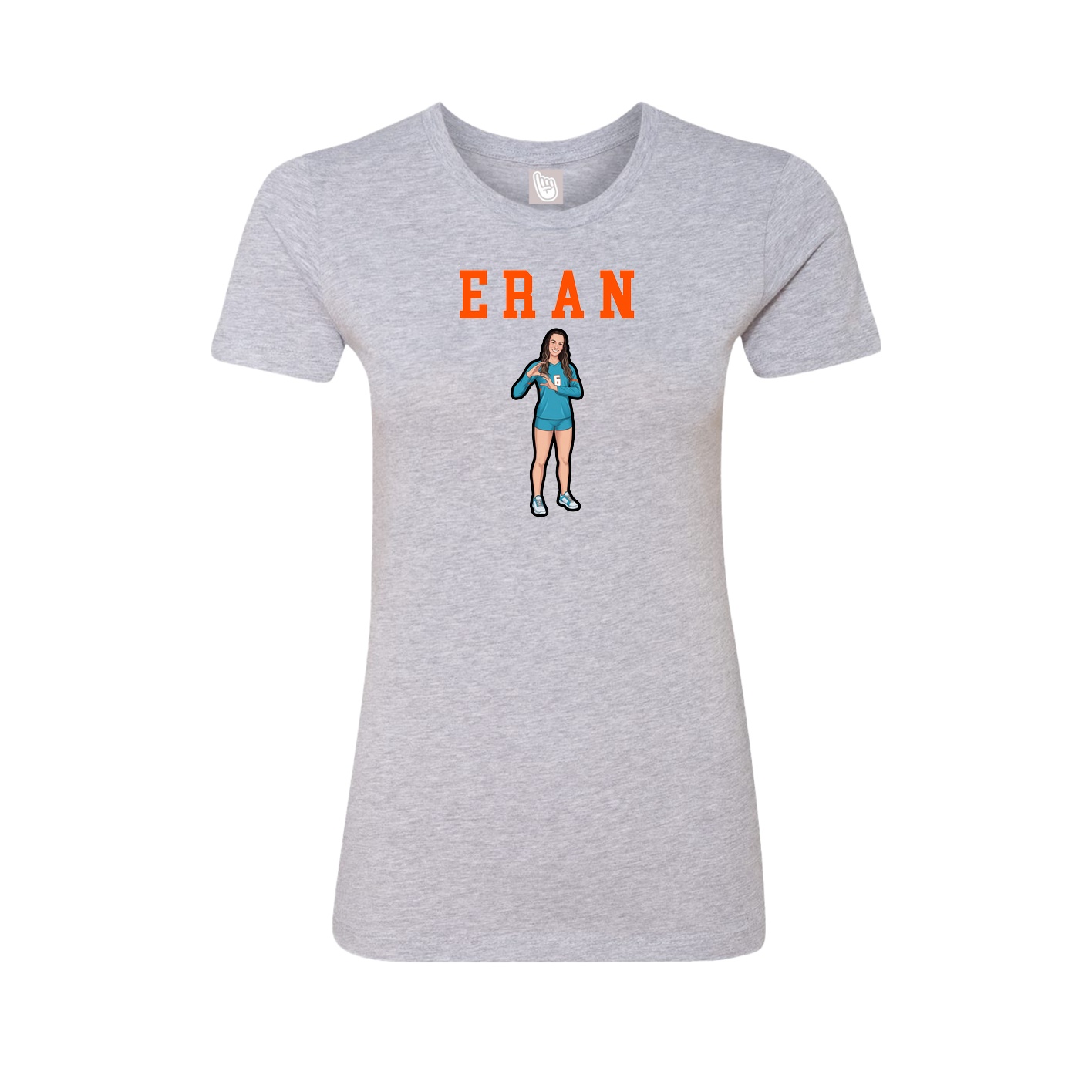 Fitted Women's Tee — Shirsey in Grey