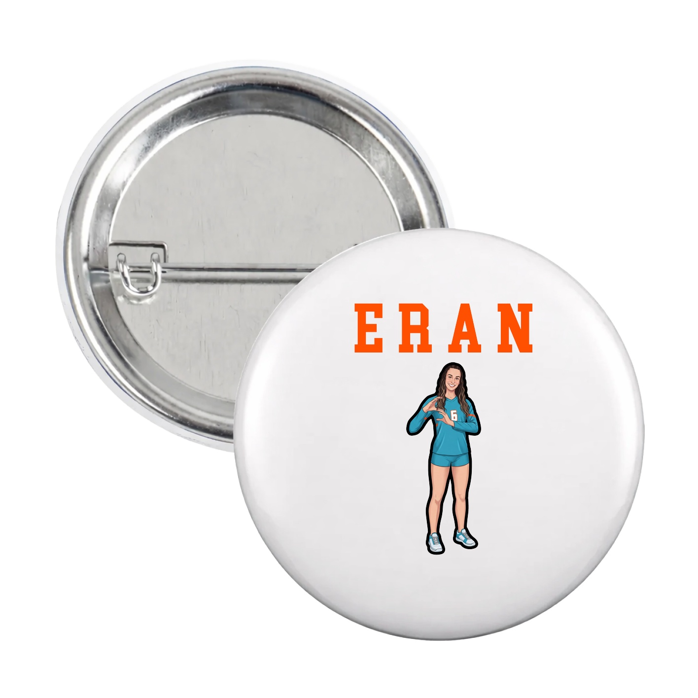 Game Day Button — Shirsey in White