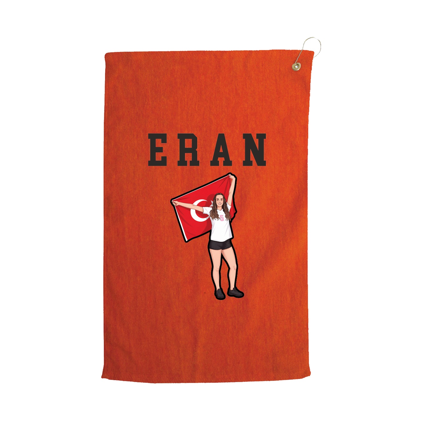 Golf Towel — Shirsey in Orange