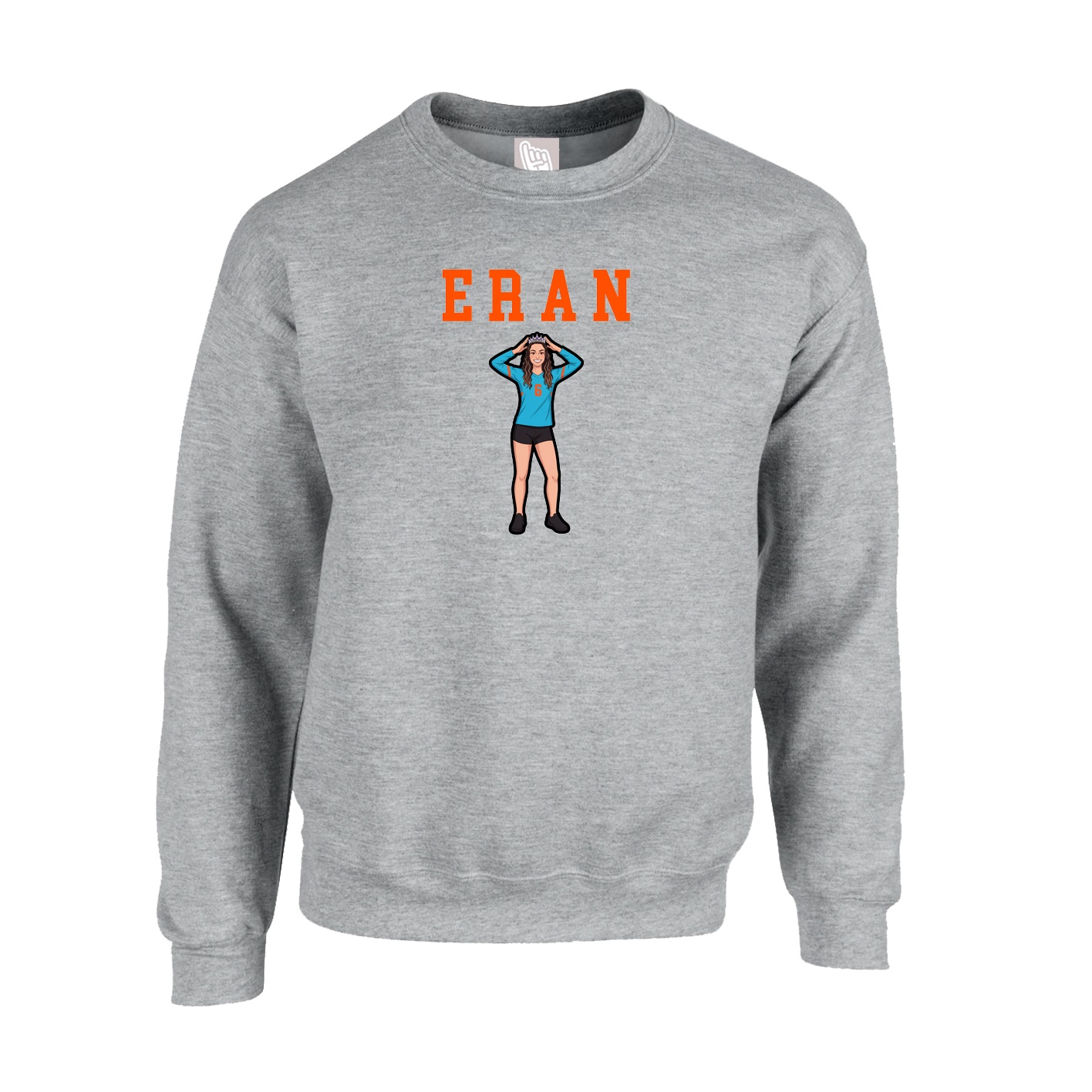 Fleece Crew — Shirsey in Grey