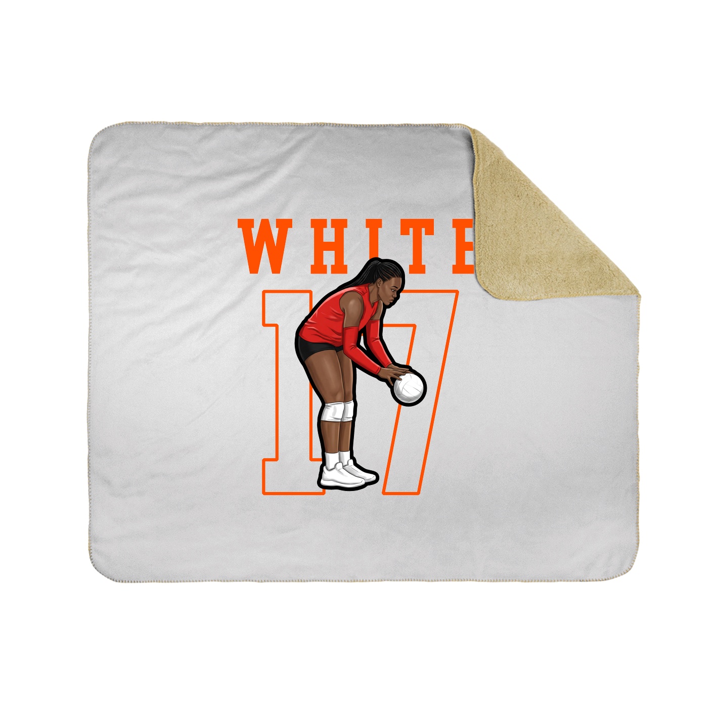 Throw Blanket — Shirsey in White