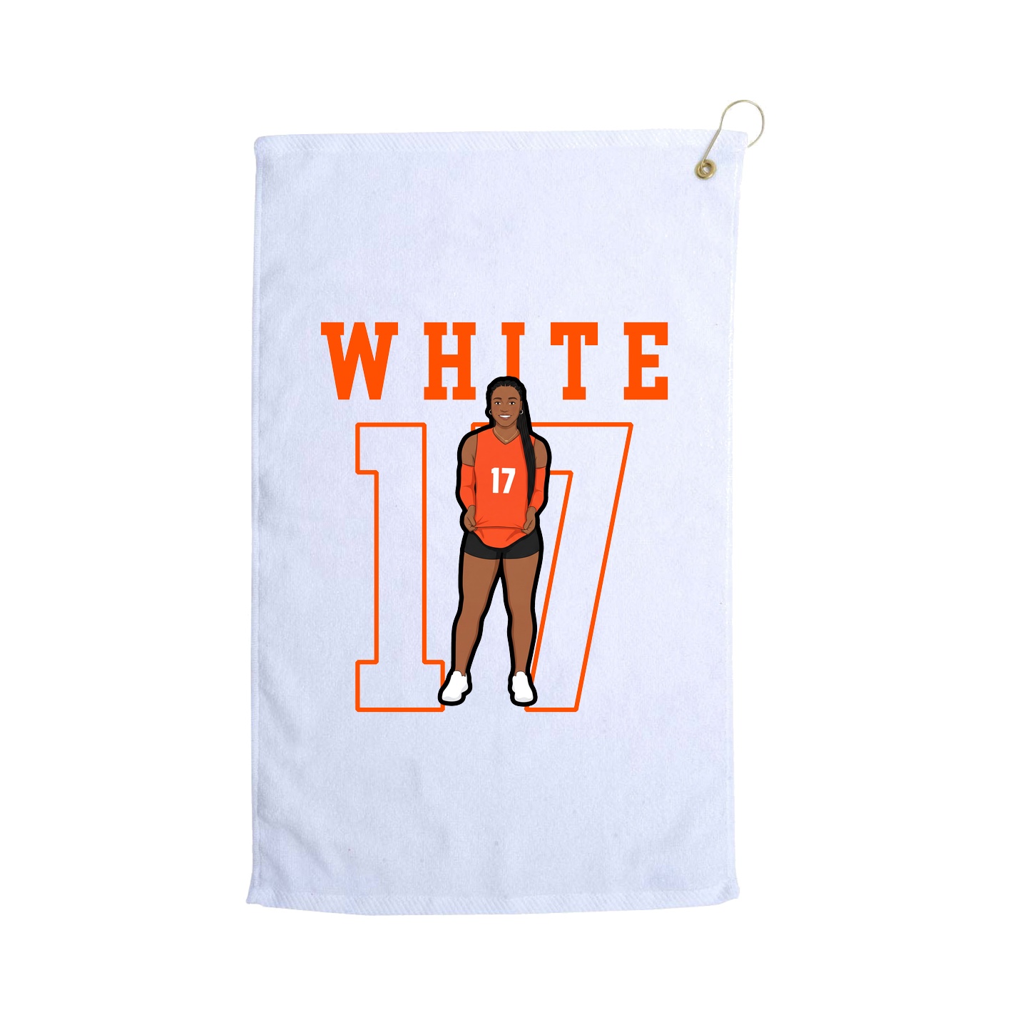 Golf Towel — Shirsey in White