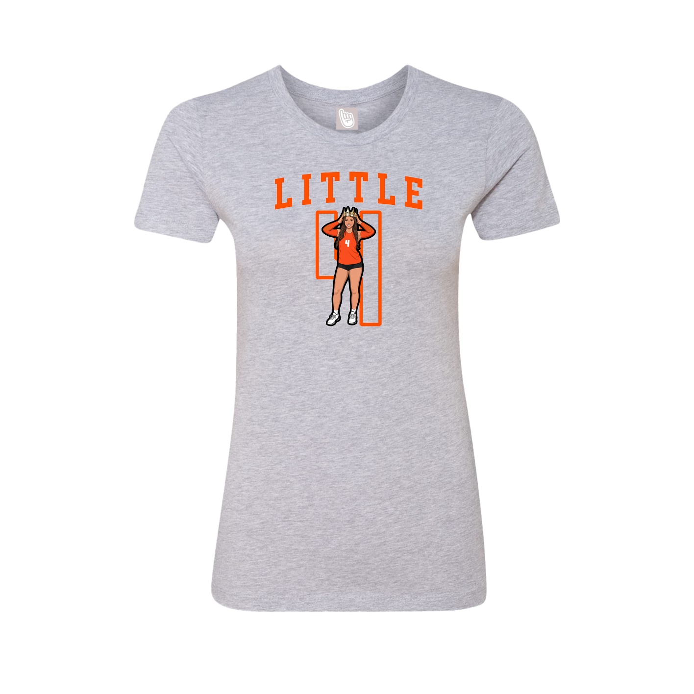 Fitted Women's Tee — Shirsey in Grey