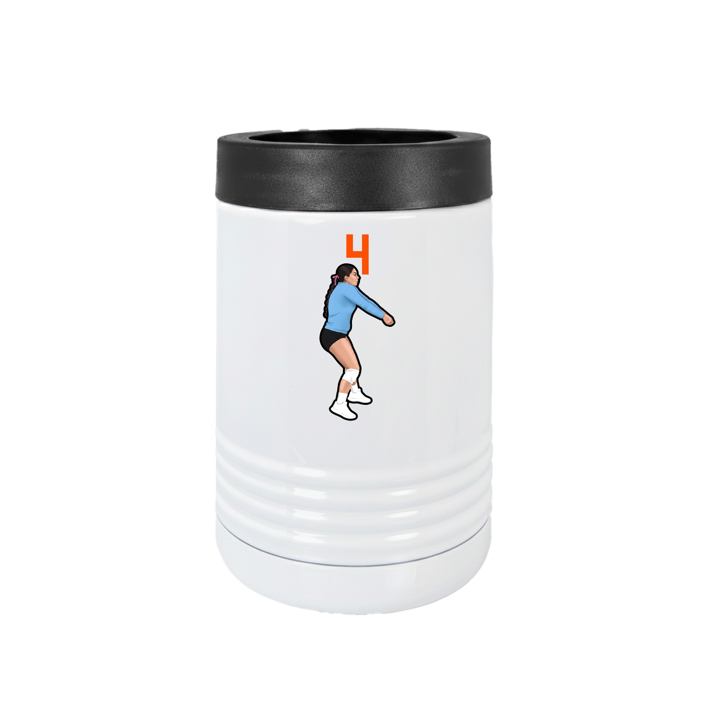Beverage Holder — Number Top in White