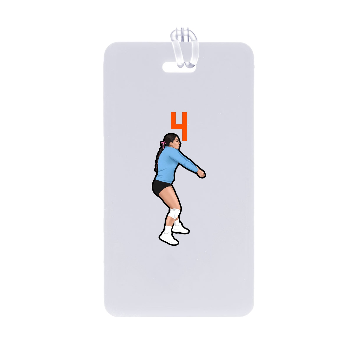 Bag Tag — Number Top in Classic