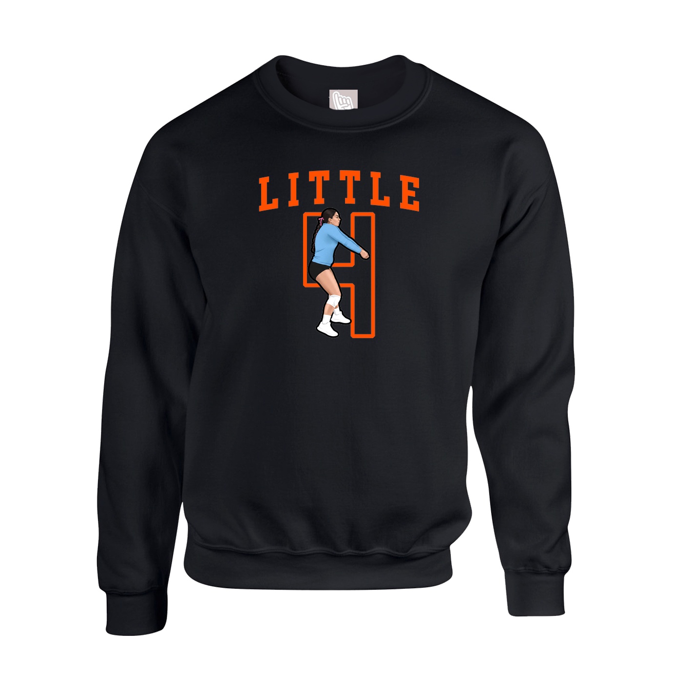 Fleece Crew — Shirsey in Black