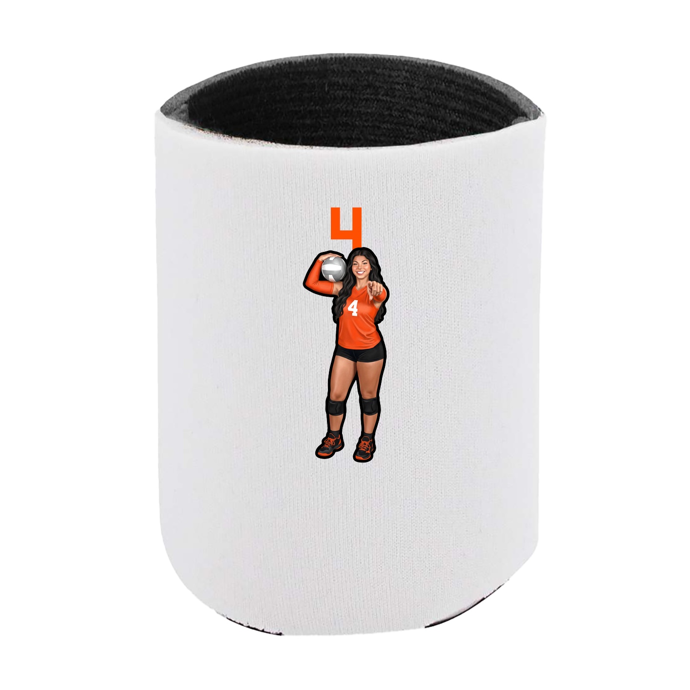 Can Holder — Number Top in White