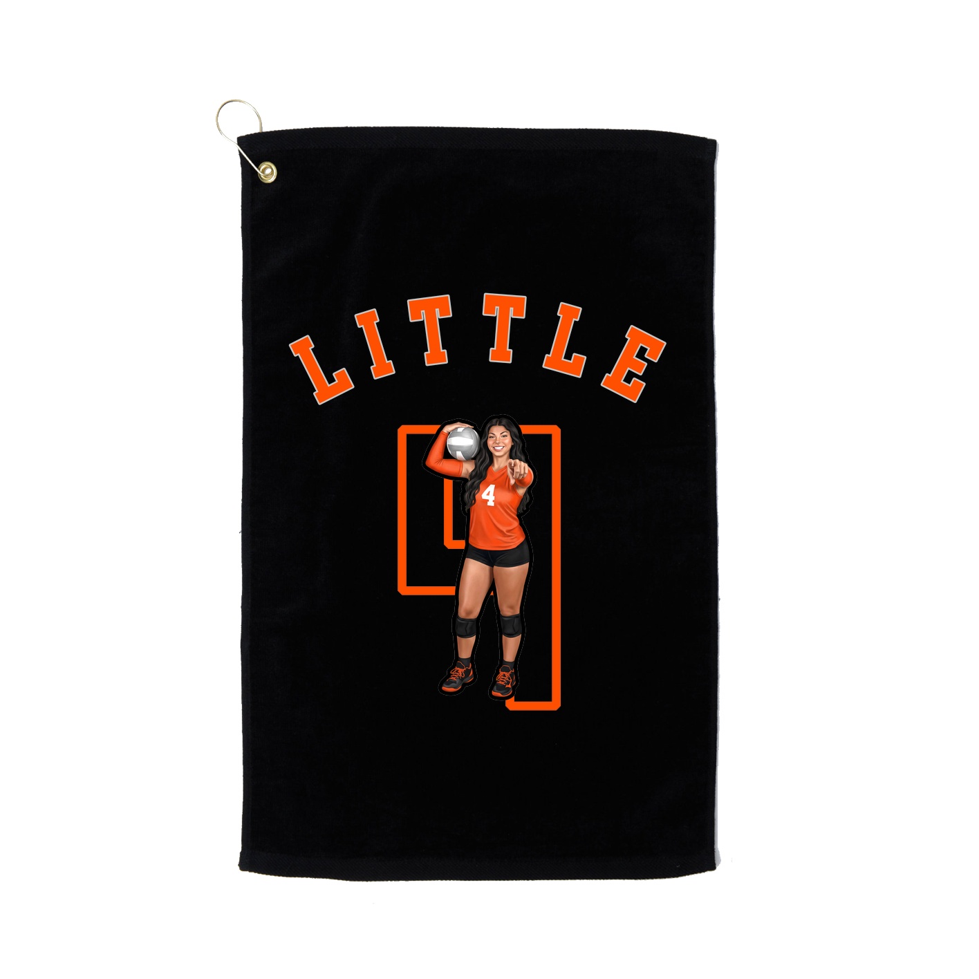 Golf Towel — Shirsey Arch in Black