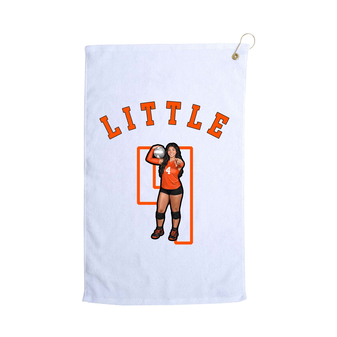 Golf Towel — Shirsey Arch in White