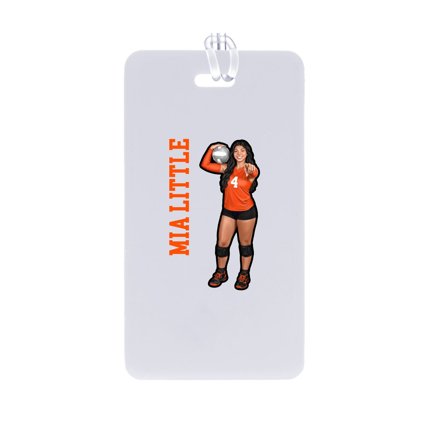 Bag Tag — Name Vertical in Classic