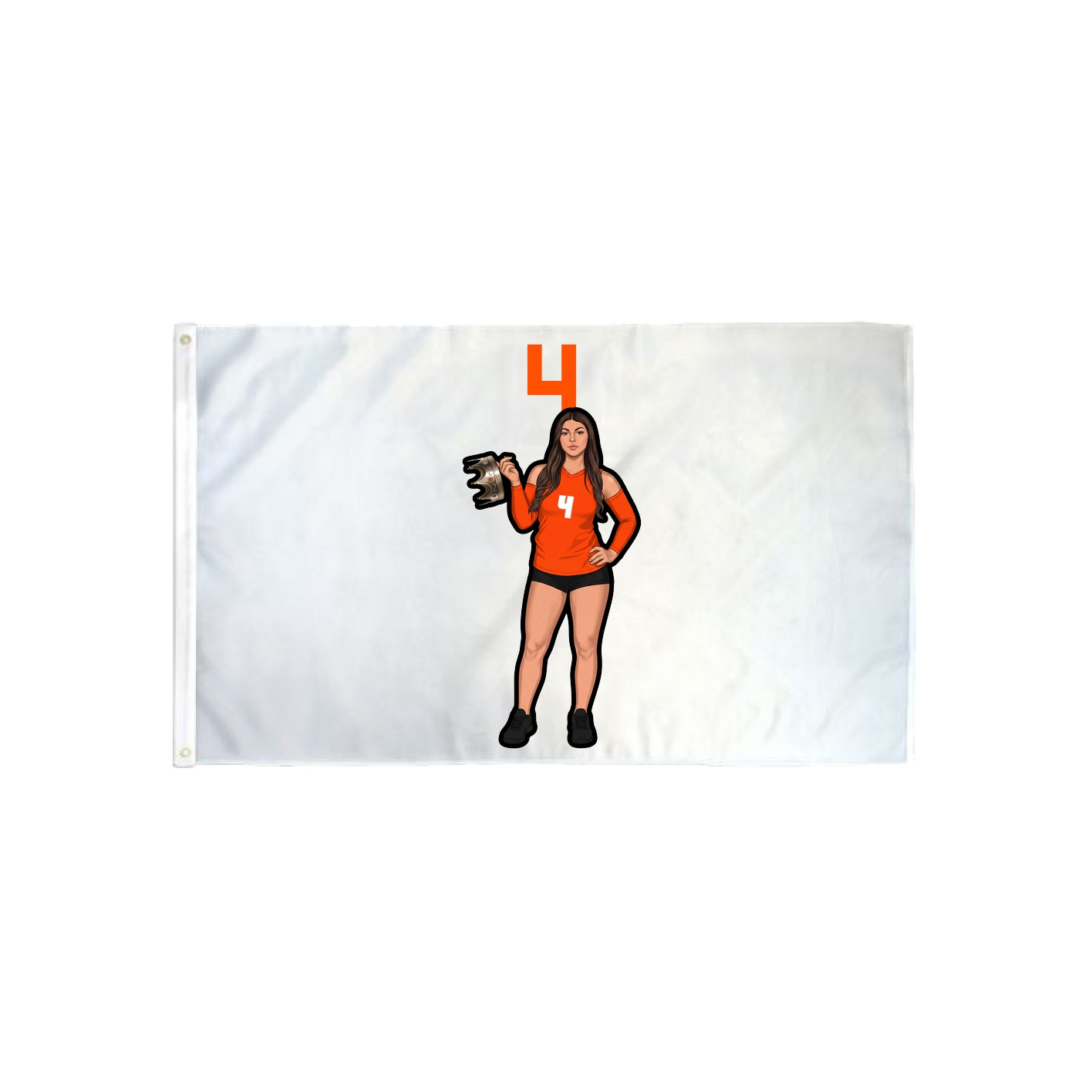 3x5 Flag — Number Top in Classic