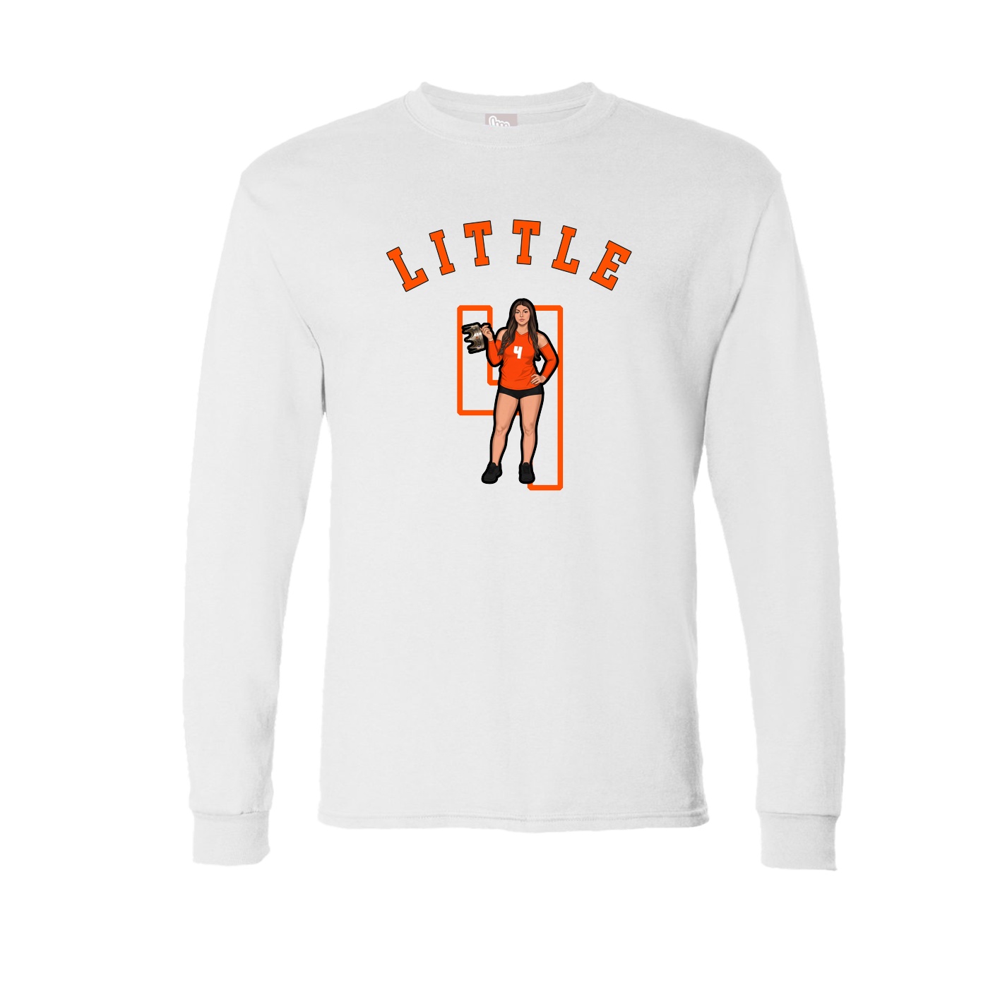 Long Sleeve Tee — Shirsey Arch in White
