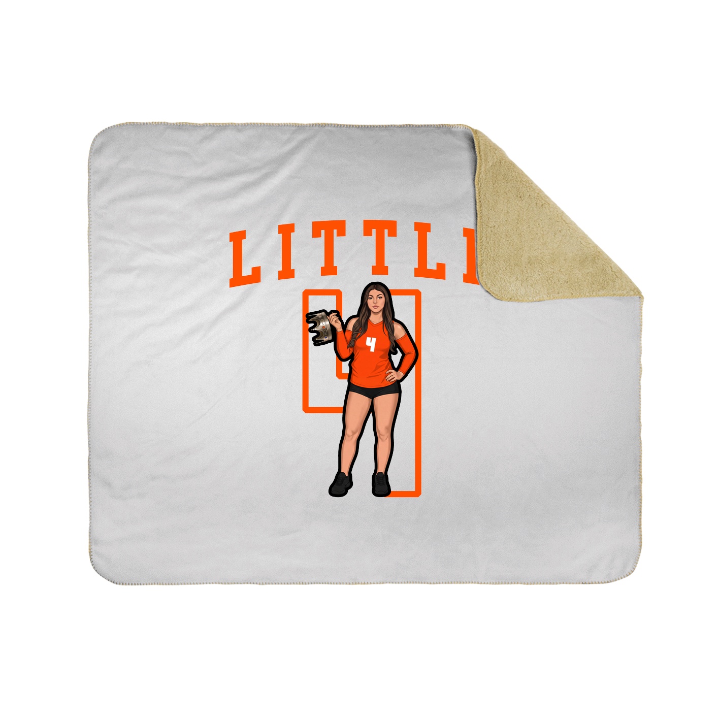 50x60 Sherpa Lined Throw Blanket