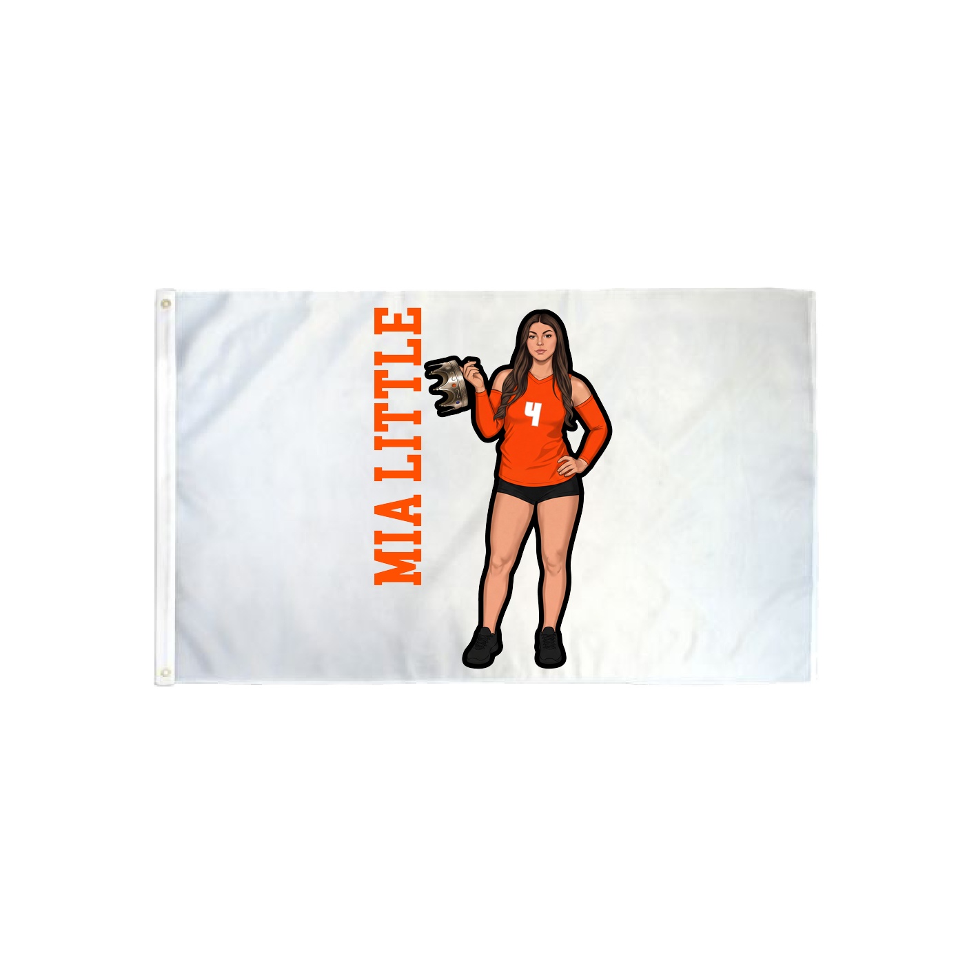 3x5 Flag — Name Vertical in Classic