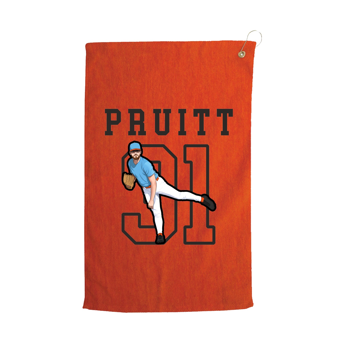 Golf Towel — Shirsey in Orange