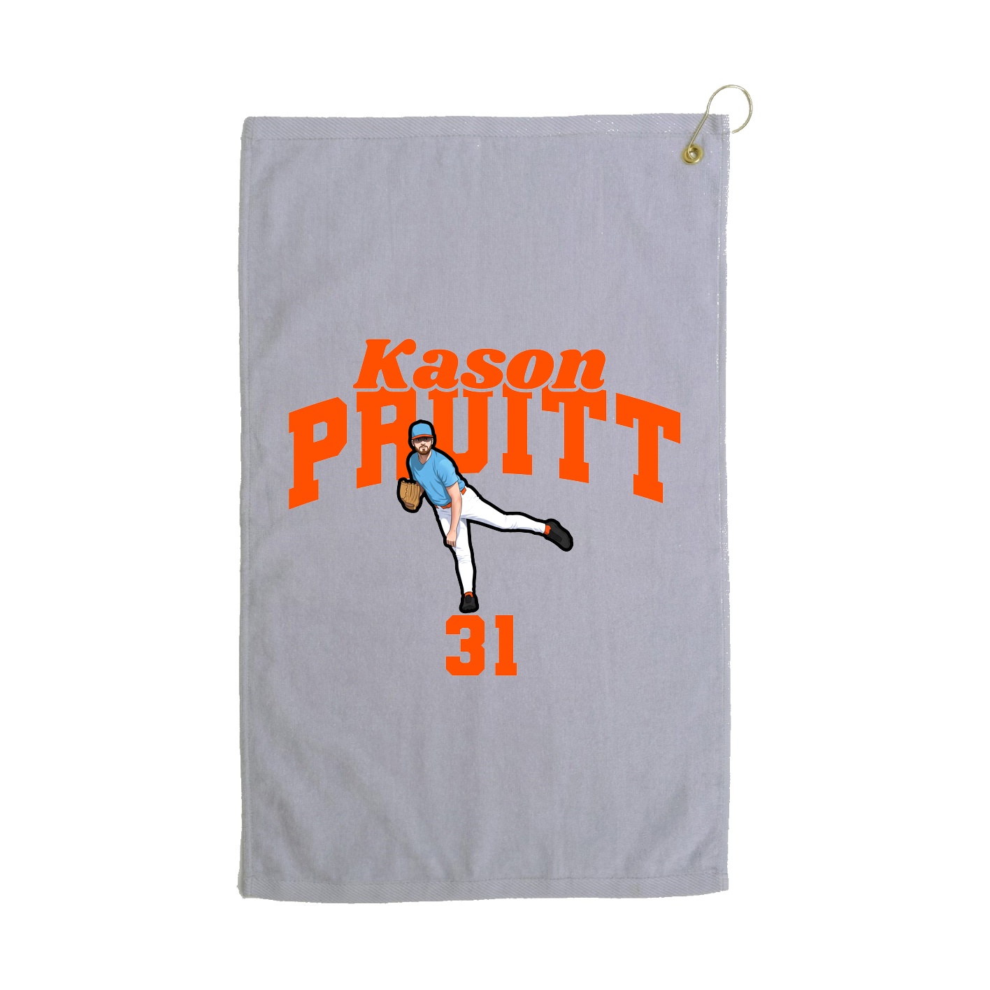 Golf Towel — Signature Arch in Grey