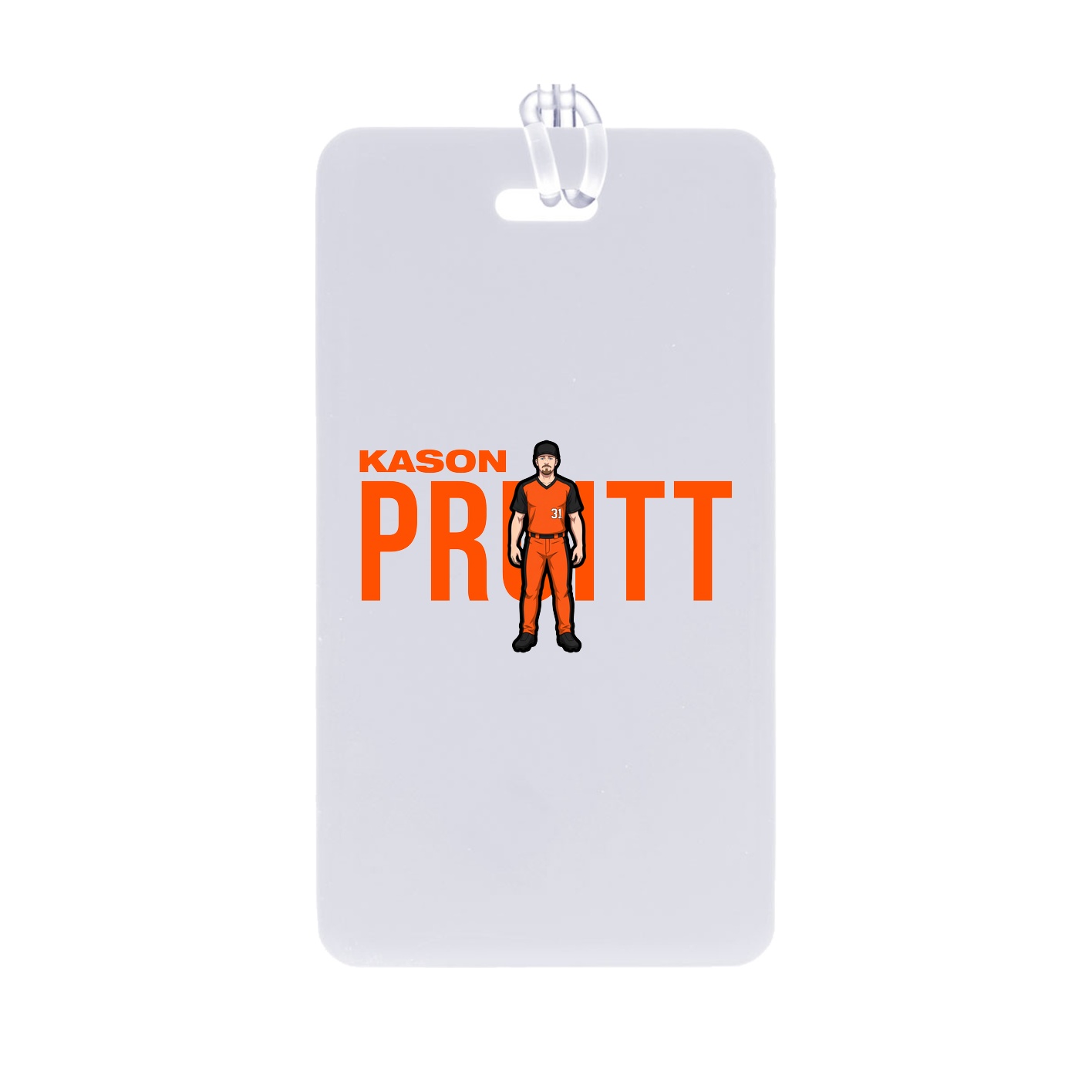 Bag Tag — Player Name in Classic