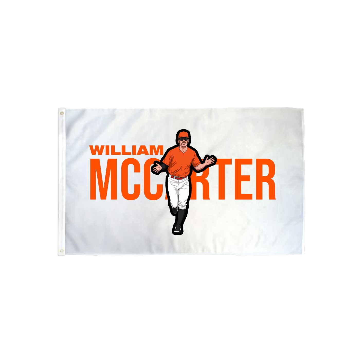 3x5 Flag — Player Name in Classic