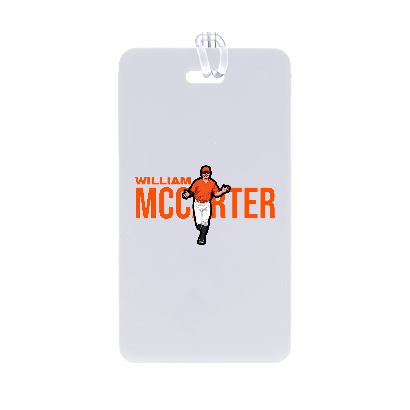 Bag Tag — Player Name in Classic