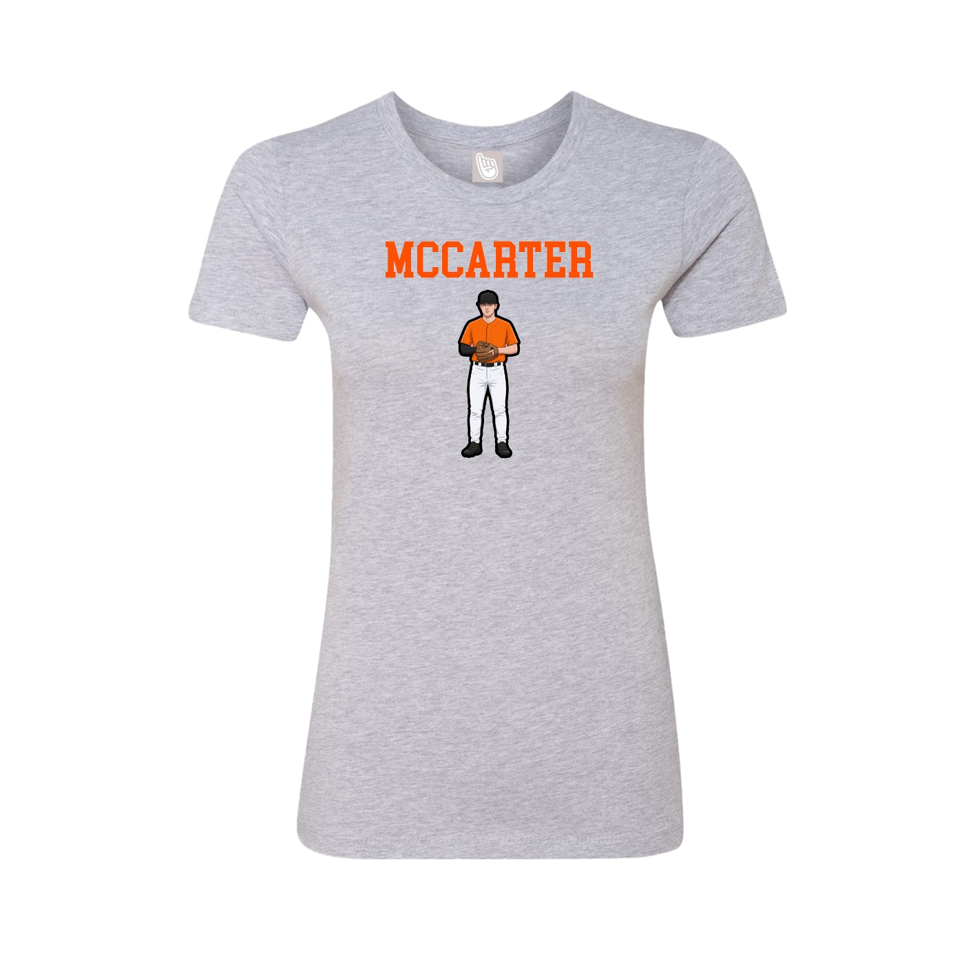 Fitted Women's Tee — Shirsey in Grey