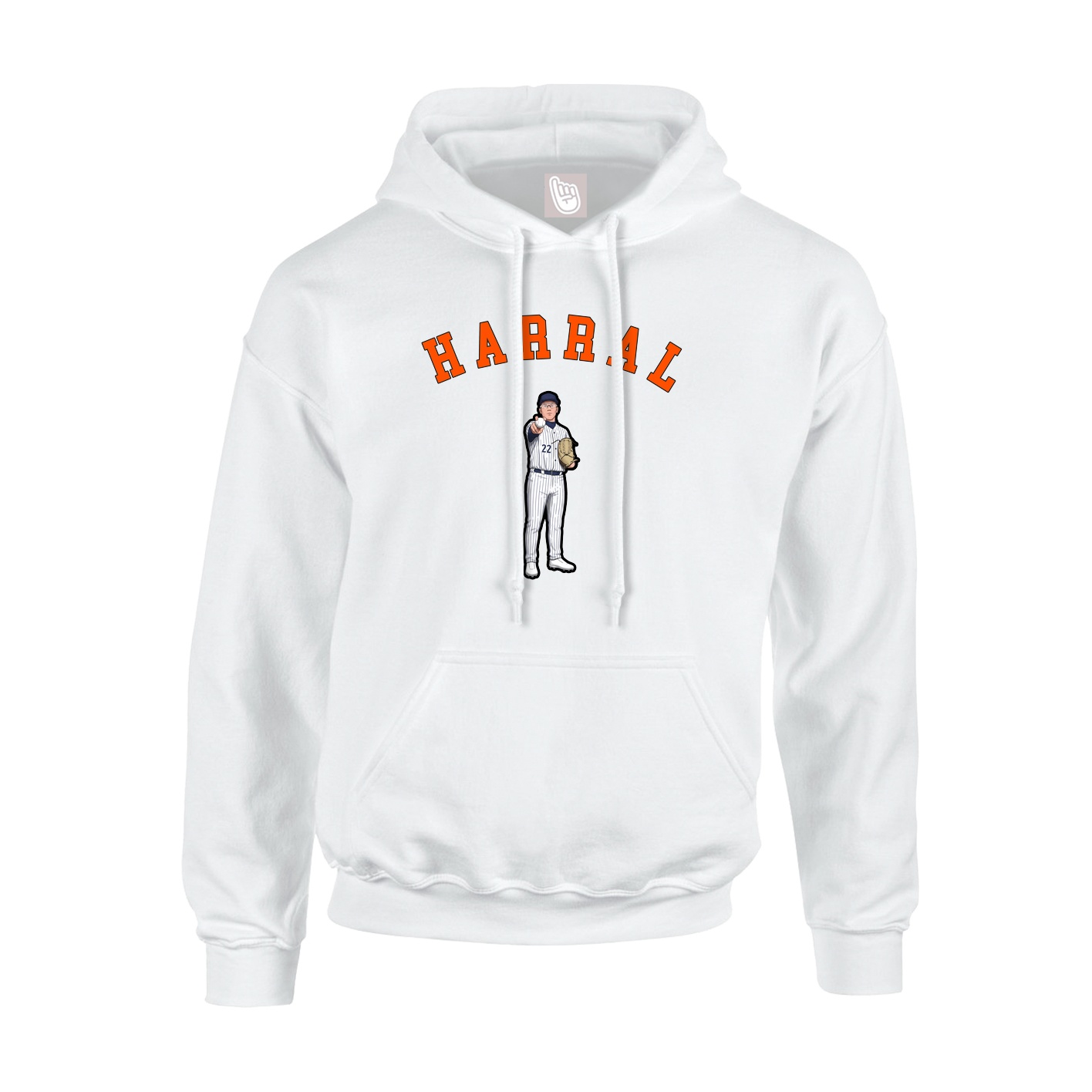 Youth Hoodie — Shirsey Arch in White