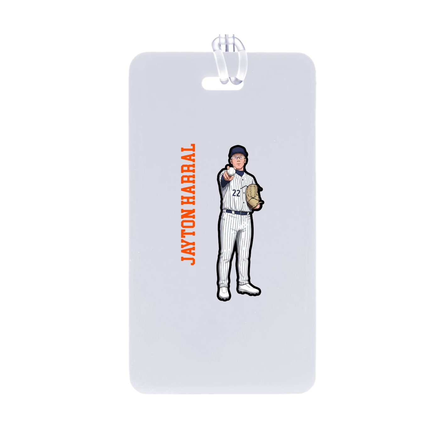 Bag Tag — Name Vertical in Classic