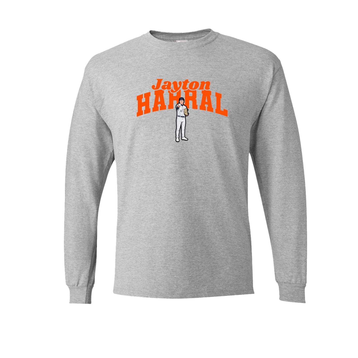 Long Sleeve Tee — Signature Arch in Grey