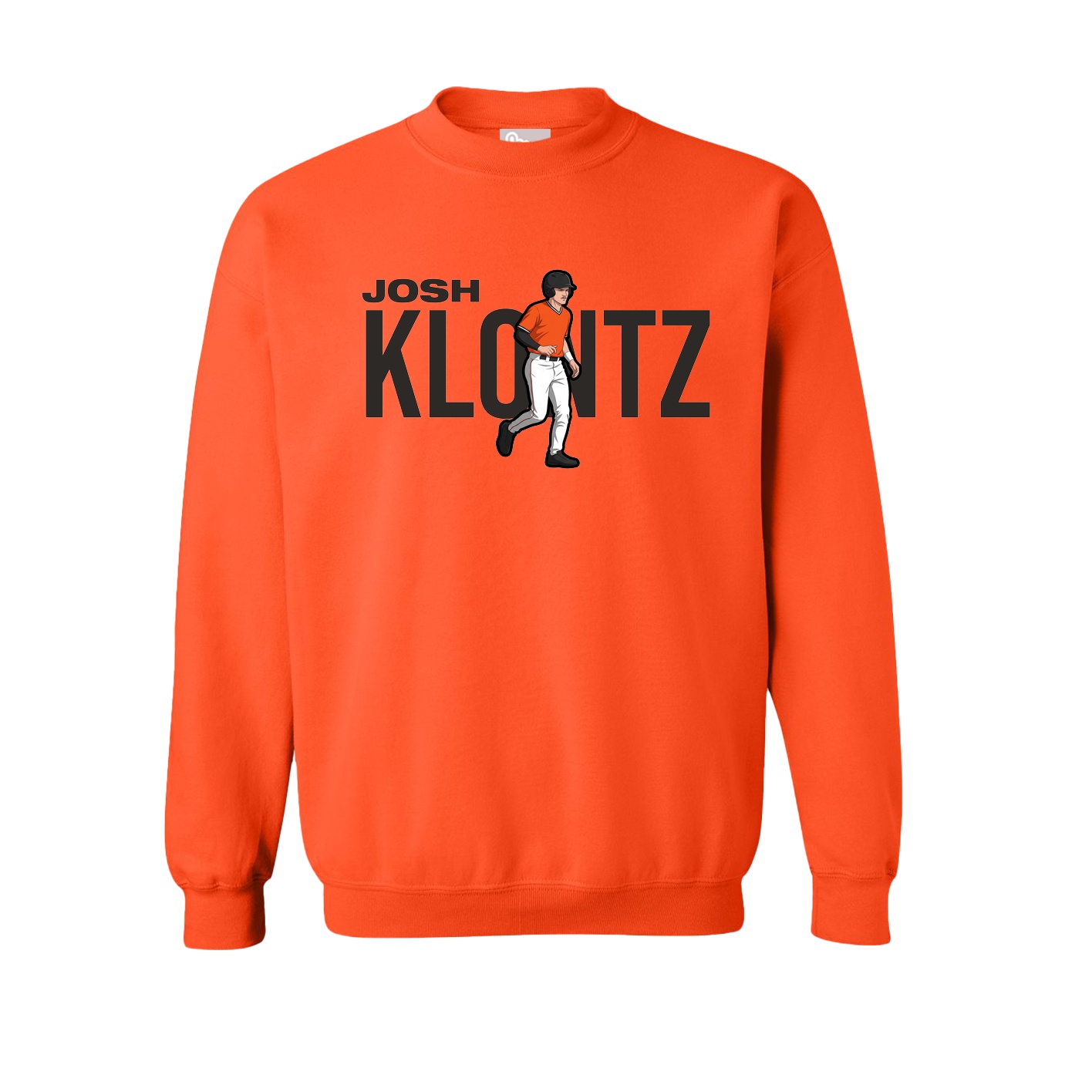 Fleece Crew — Player Name in Orange