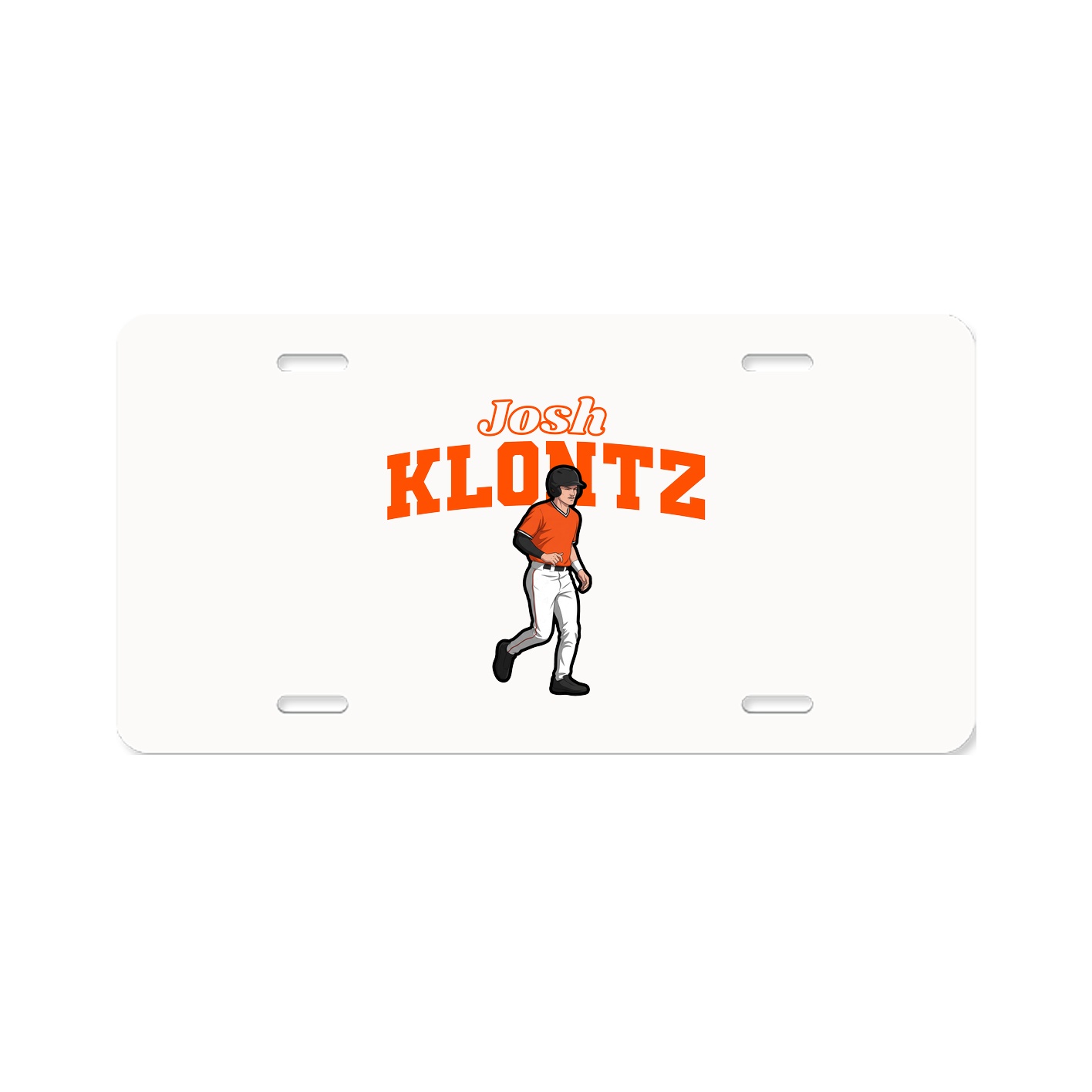 License Plate — Name Arch in Classic