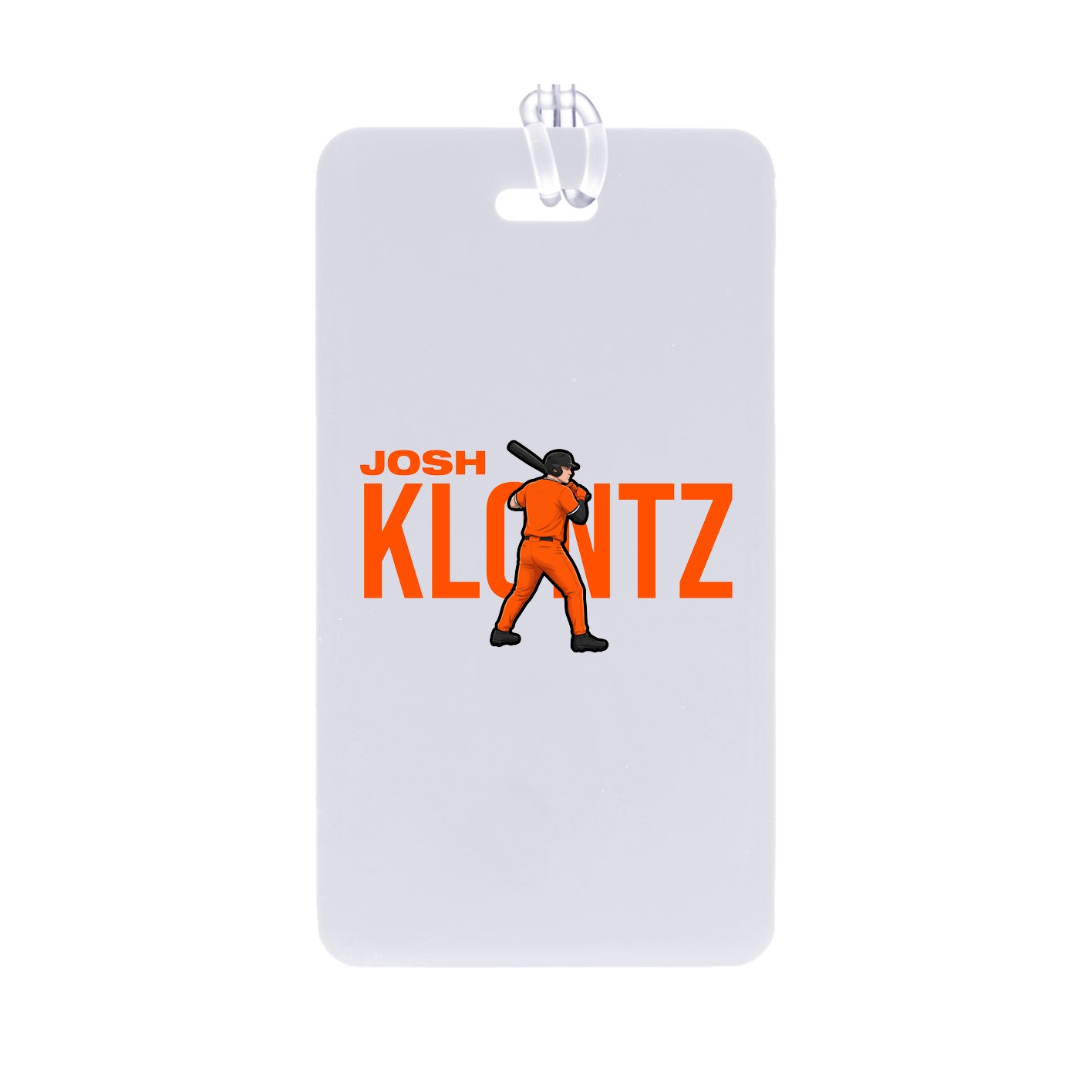 Bag Tag — Player Name in Classic
