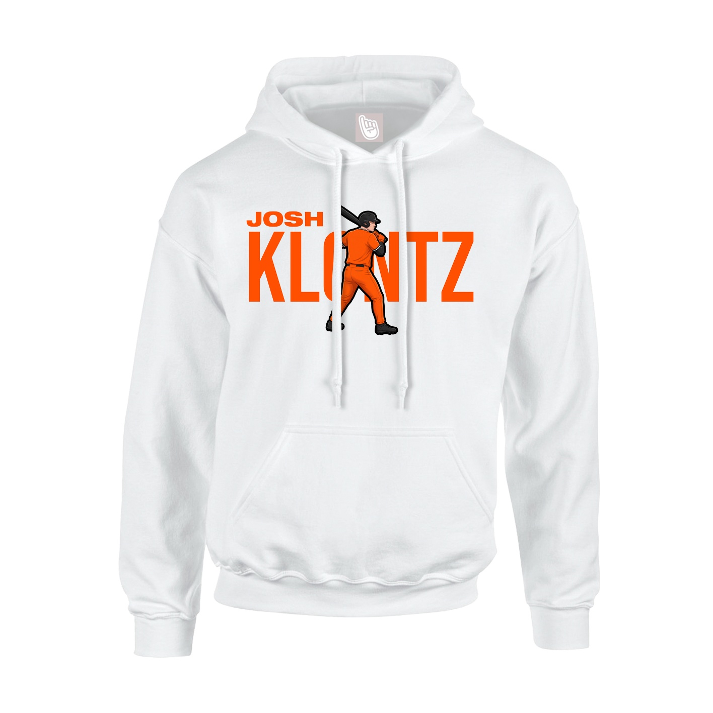 Youth Hoodie — Player Name in White