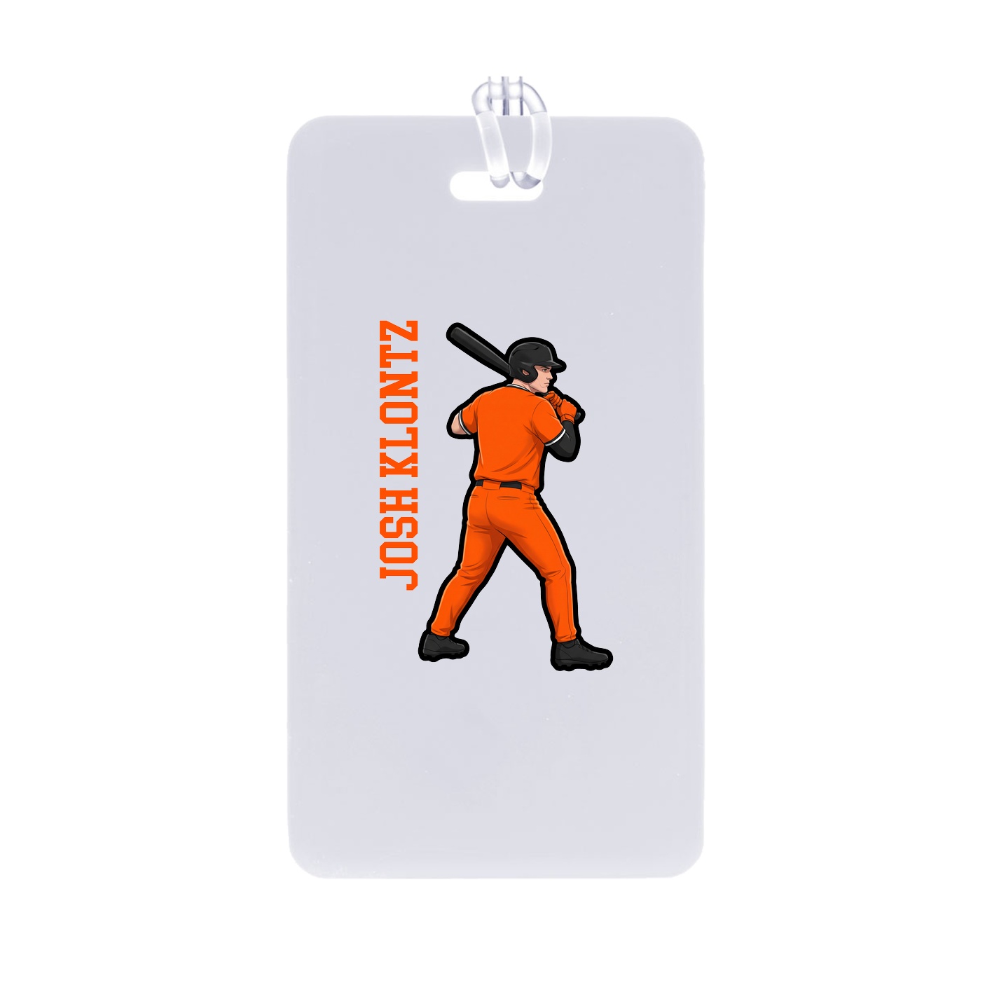 Bag Tag — Name Vertical in Classic