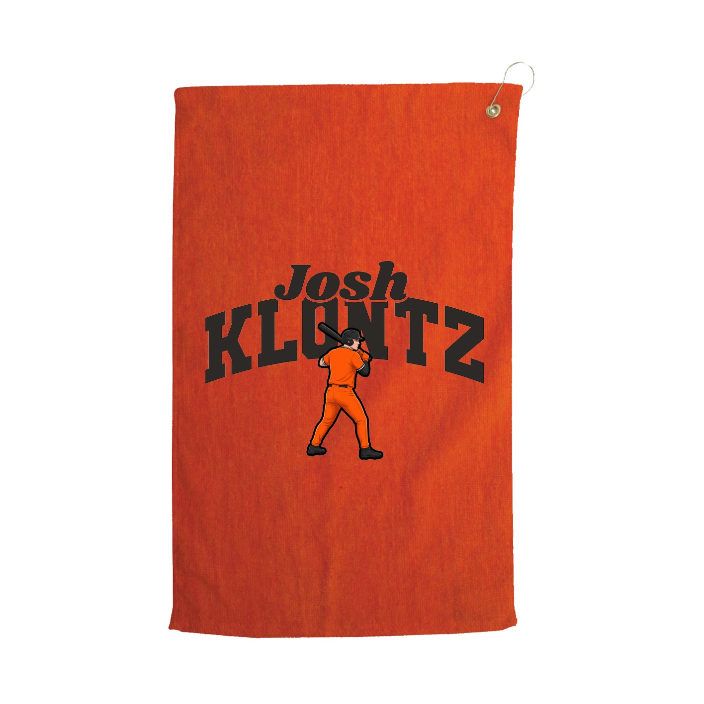 Golf Towel — Signature Arch in Orange