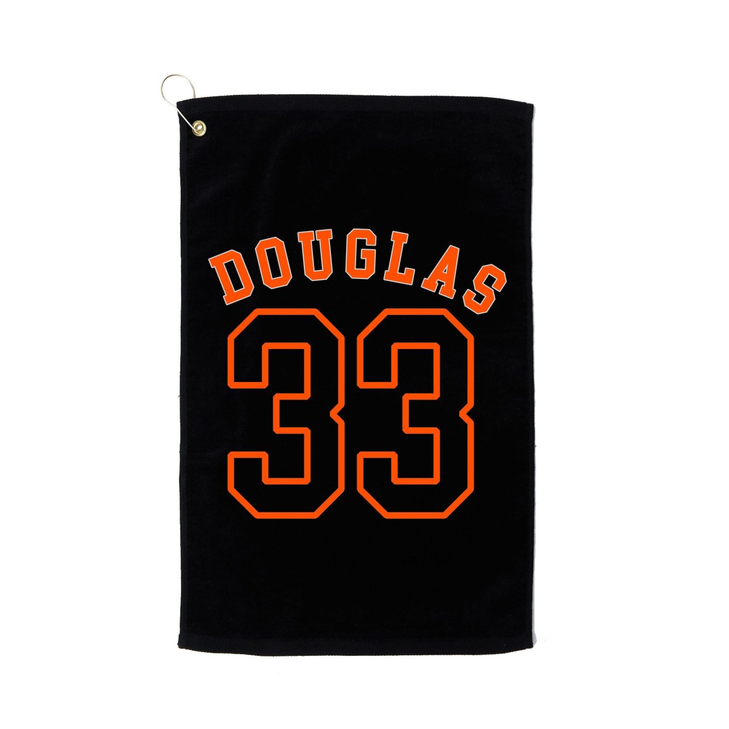 Golf Towel — Shirsey Arch in Black