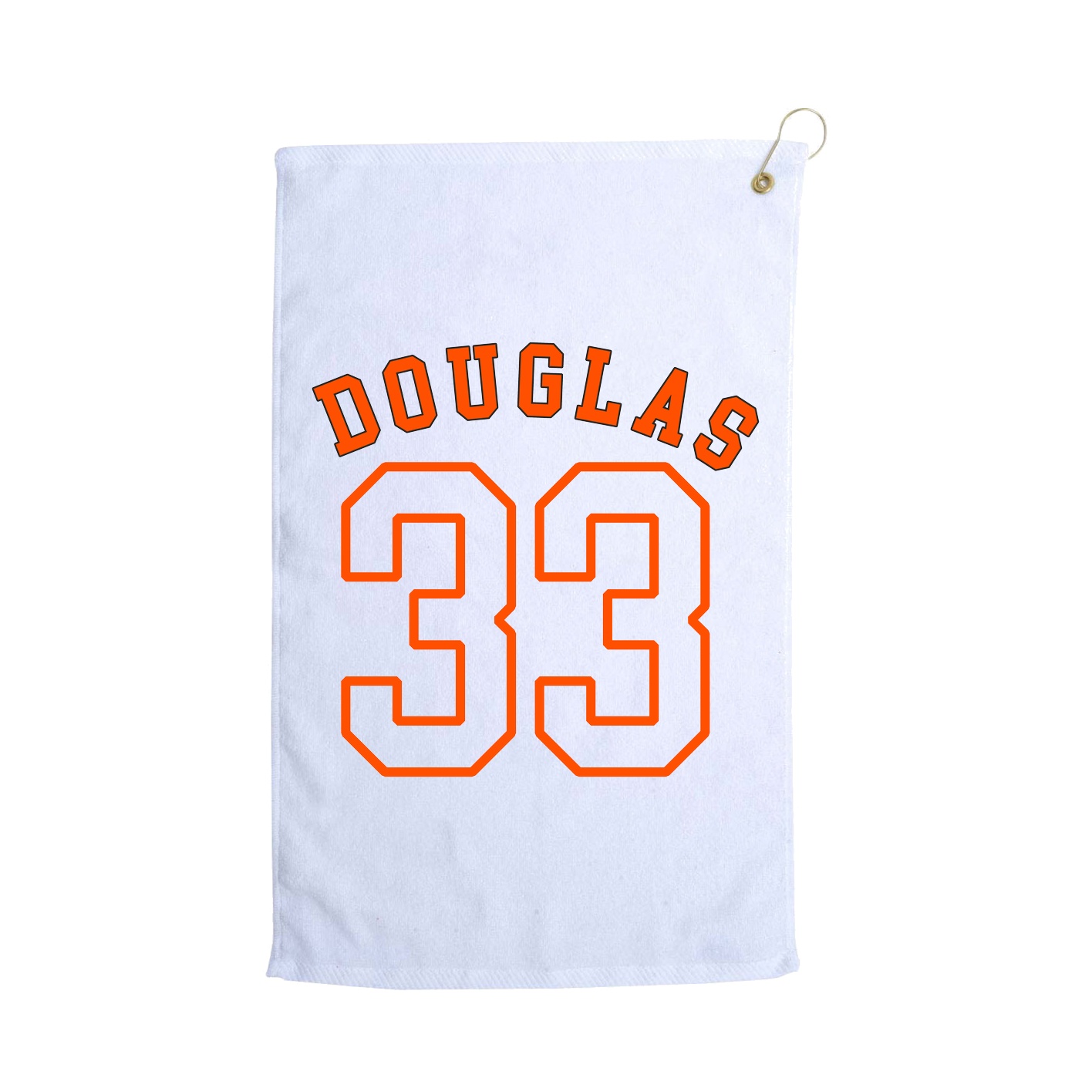 Golf Towel — Shirsey Arch in White