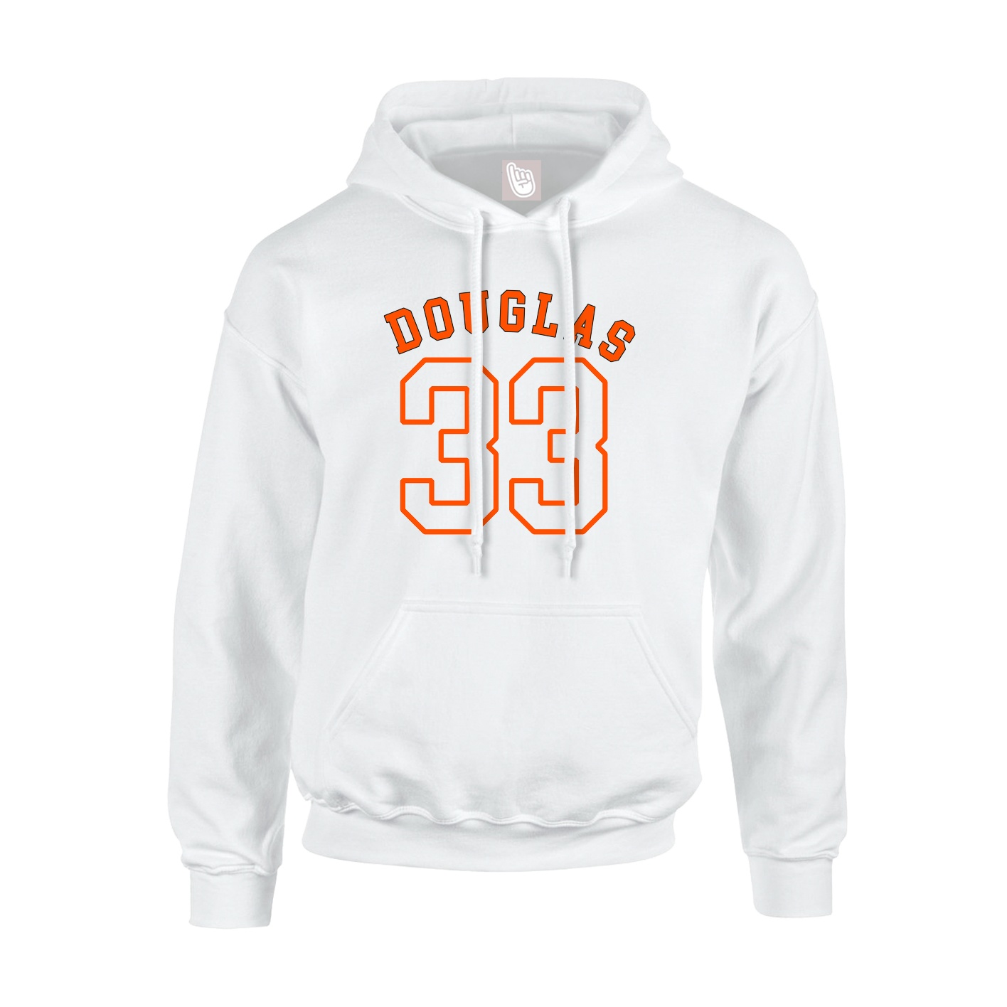 Youth Hoodie — Shirsey Arch in White