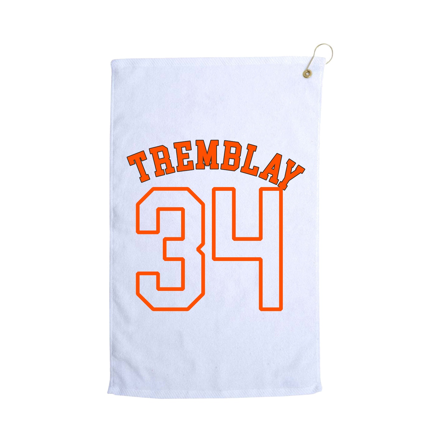 Golf Towel — Shirsey Arch in White
