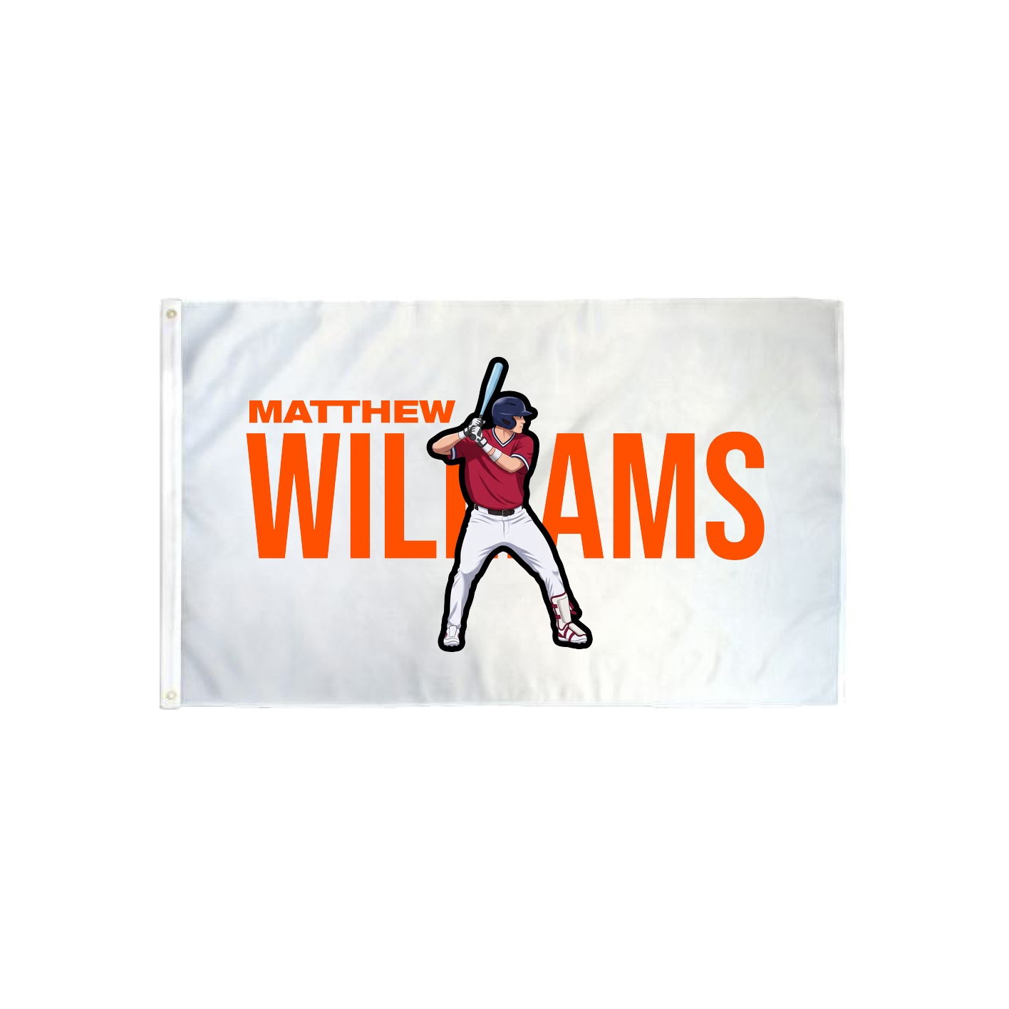 3x5 Flag — Player Name in Classic