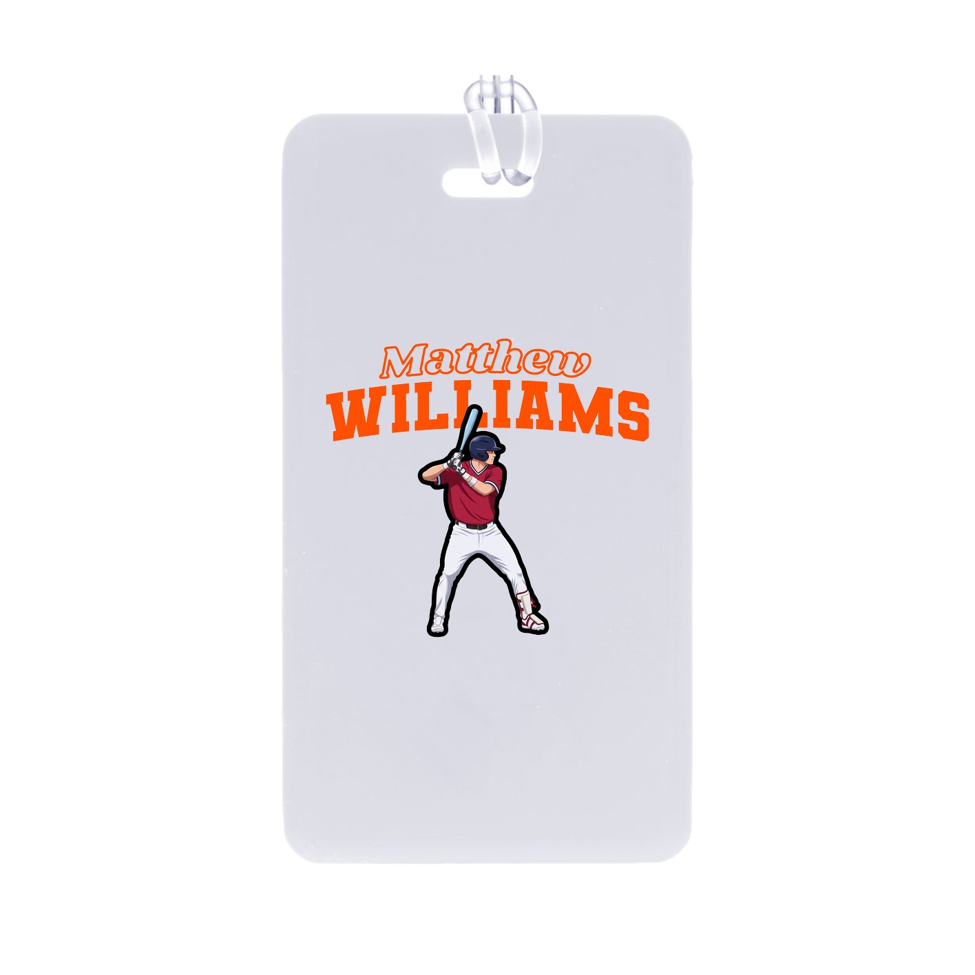 Bag Tag — Name Arch in Classic