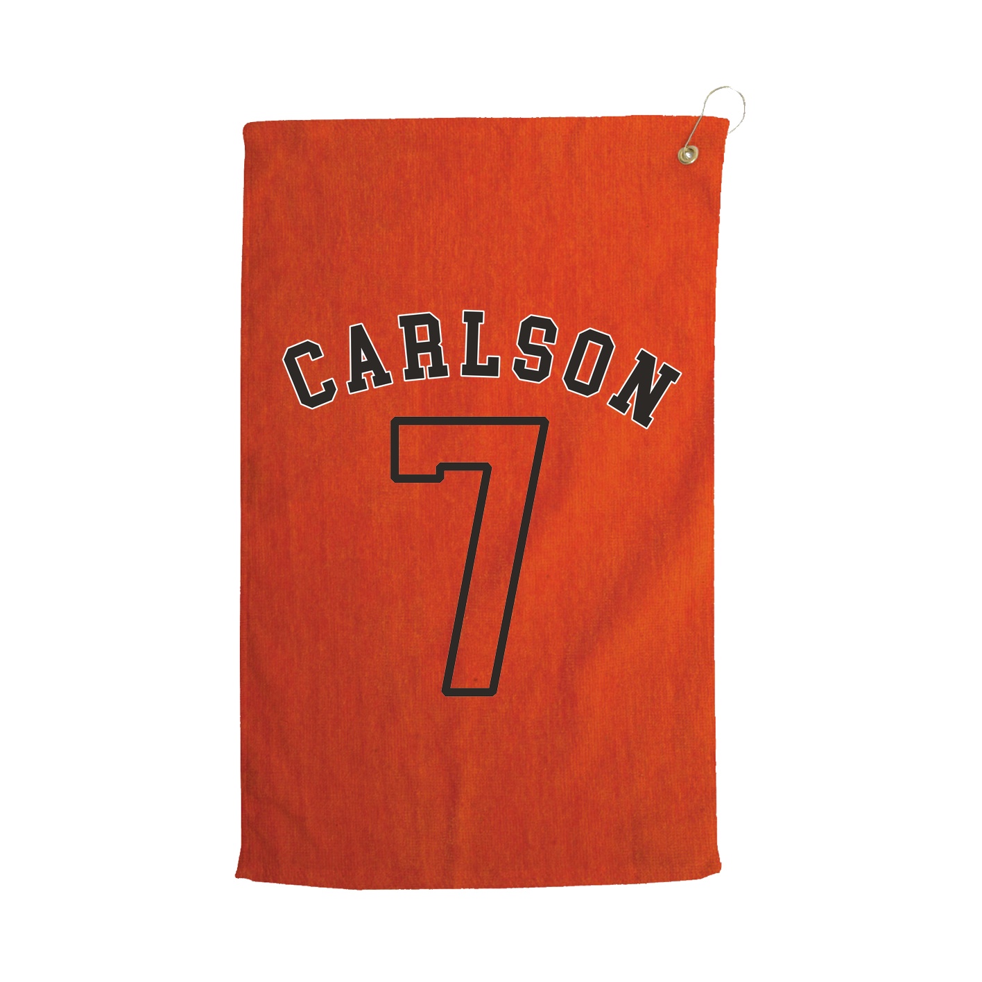 Golf Towel — Shirsey Arch in Orange