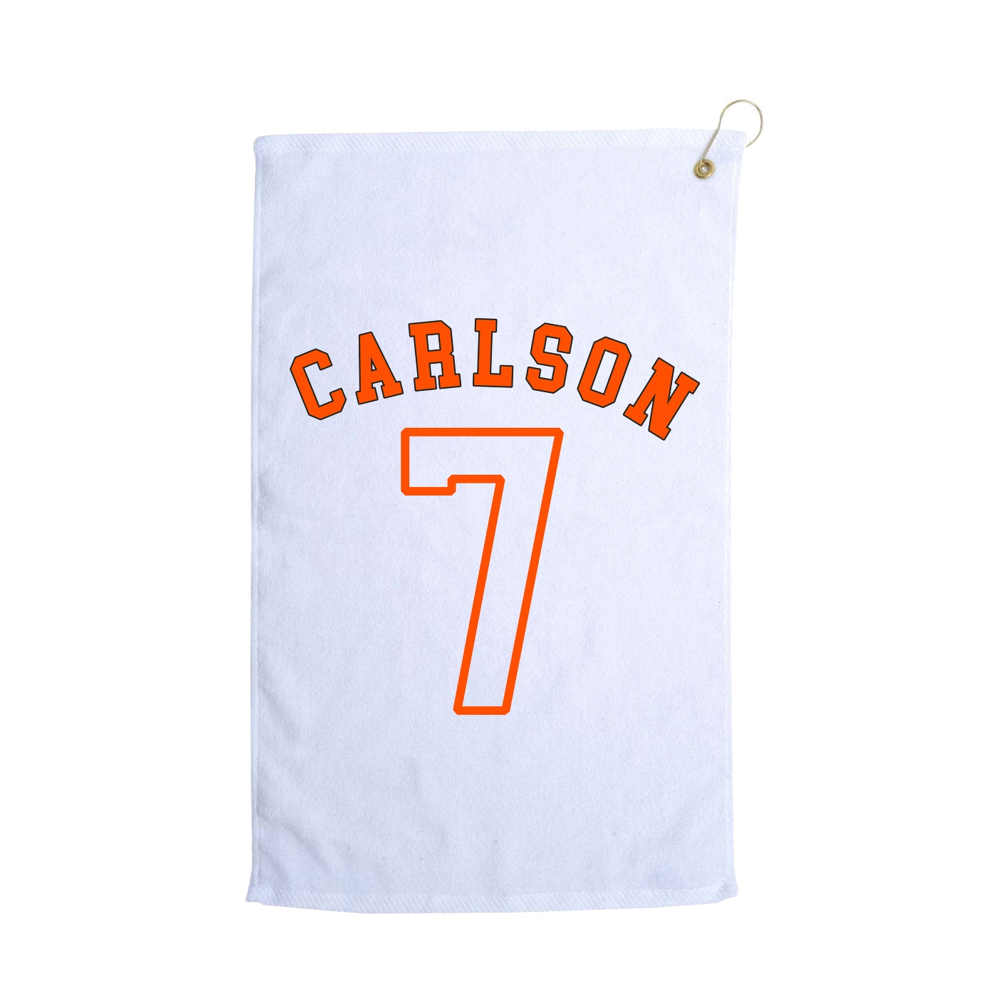 Golf Towel — Shirsey Arch in White