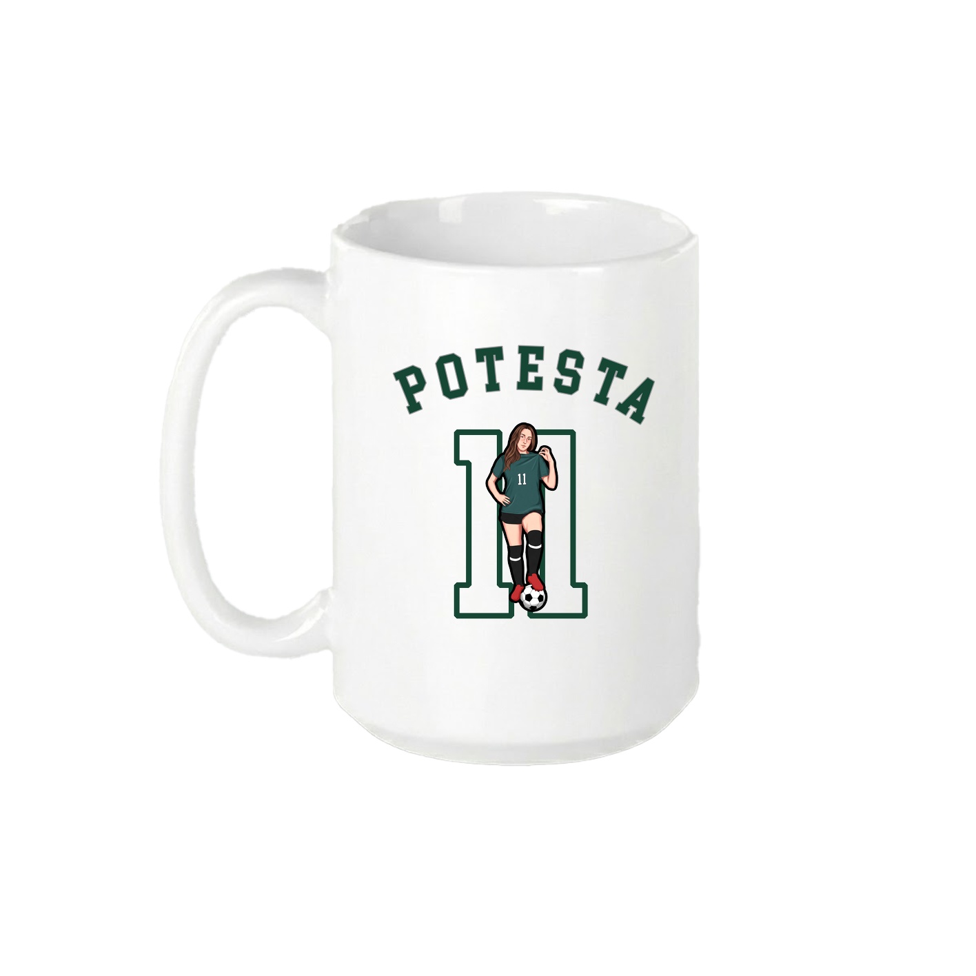 15oz Coffee Mug — Shirsey Arch in White